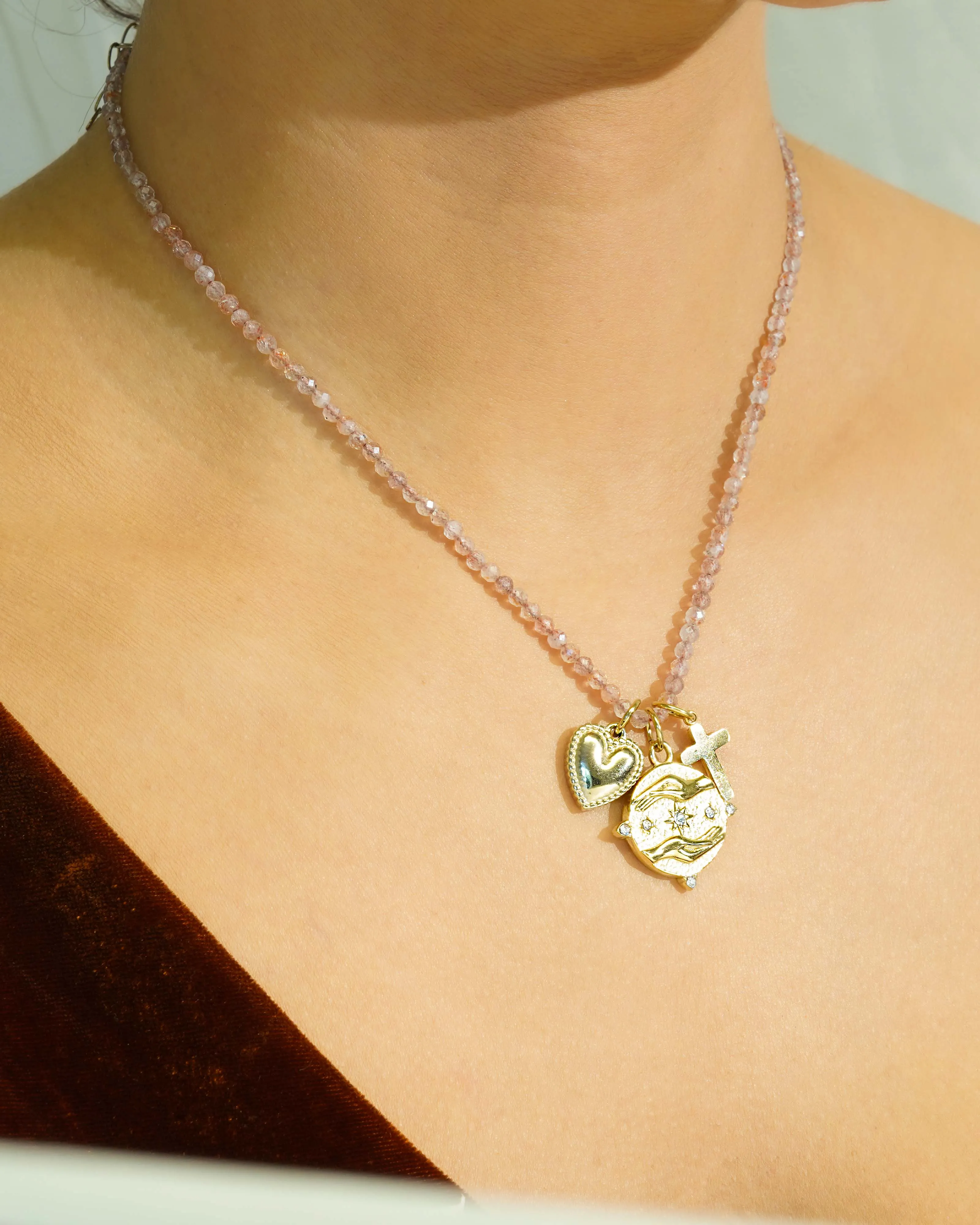 Charm Necklace | Topaz Strand sold by KOZAKH product image thumbnail 3