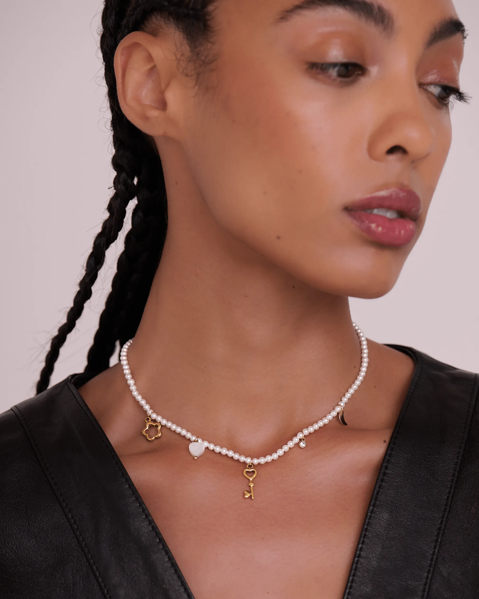 Charm Necklace | Pearl Strand sold by KOZAKH product image thumbnail 4