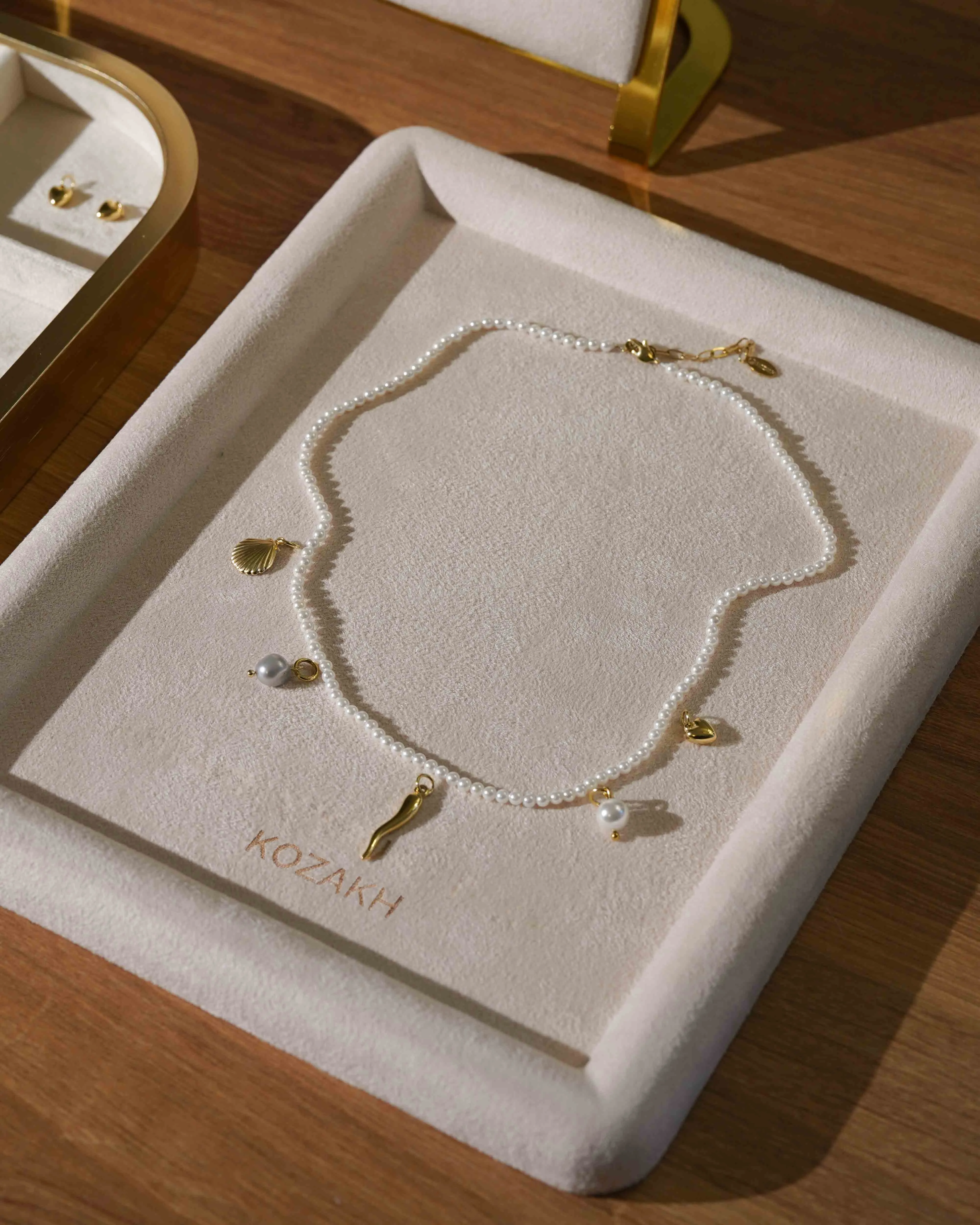 Charm Necklace | Pearl Strand sold by KOZAKH product image thumbnail 5