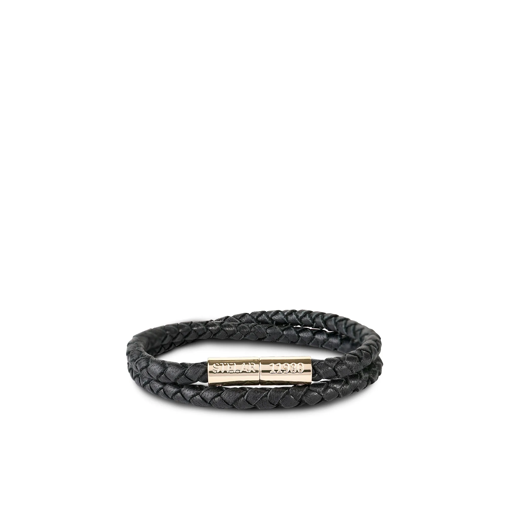 Teman Double Woven Leather Bracelet sold by Stelar