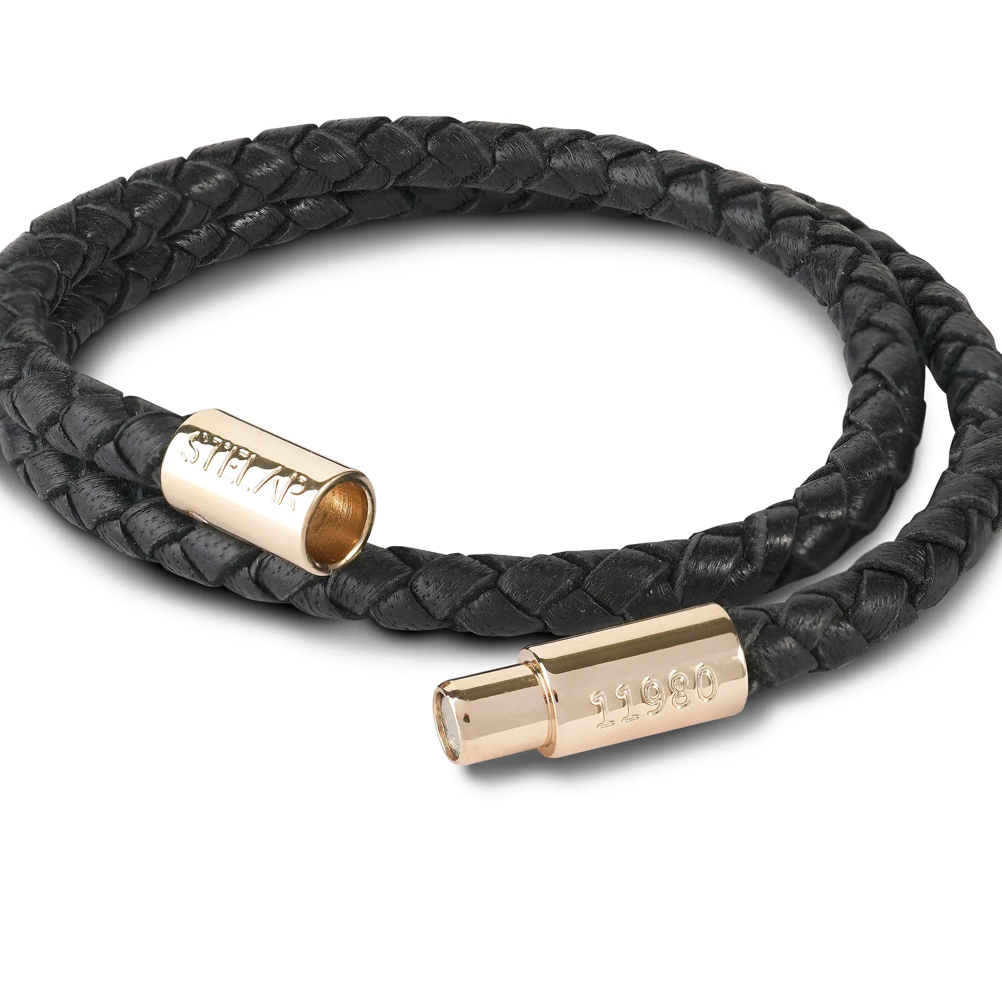 Teman Double Woven Leather Bracelet sold by Stelar product image thumbnail 3