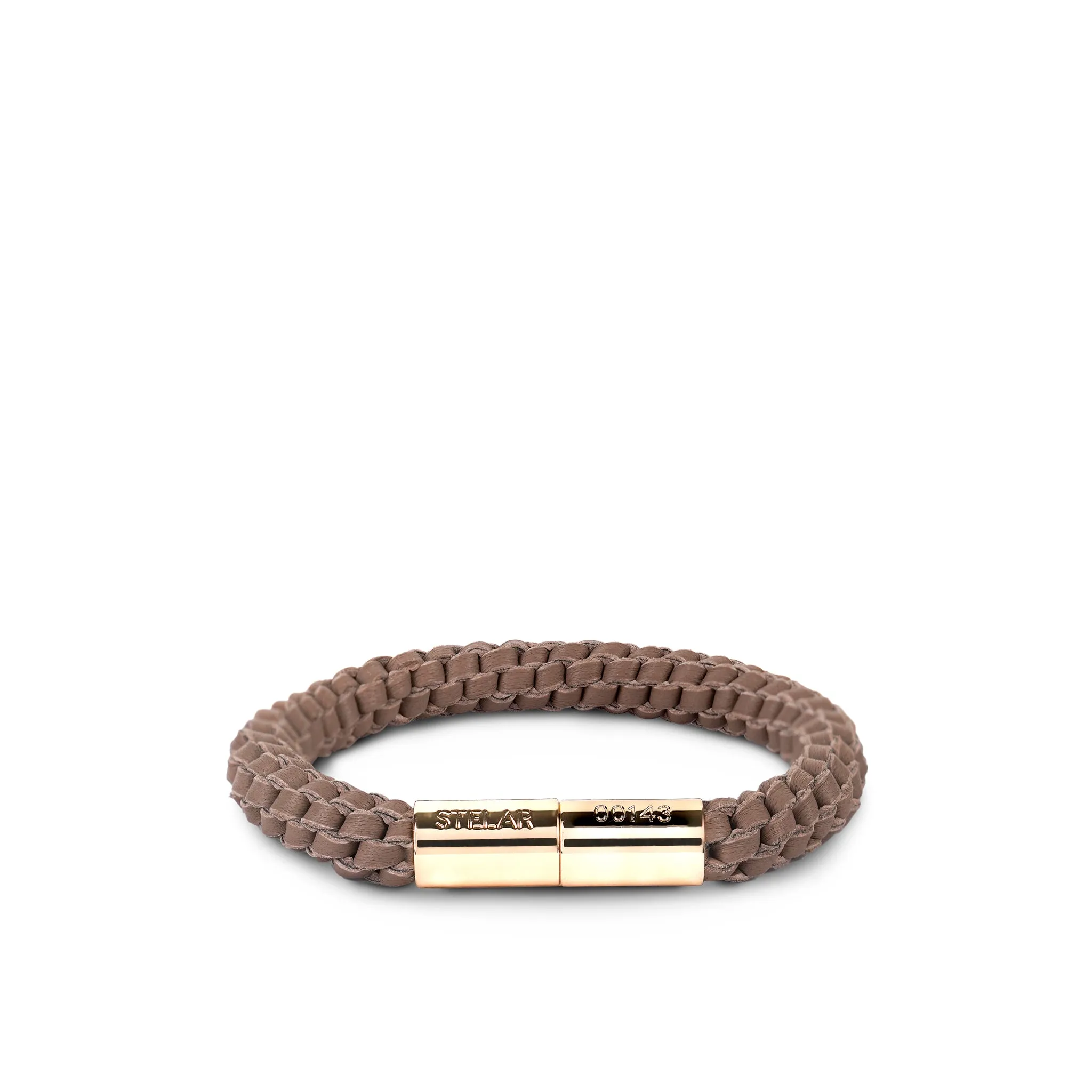 Teman Mid Woven Leather Bracelet sold by Stelar