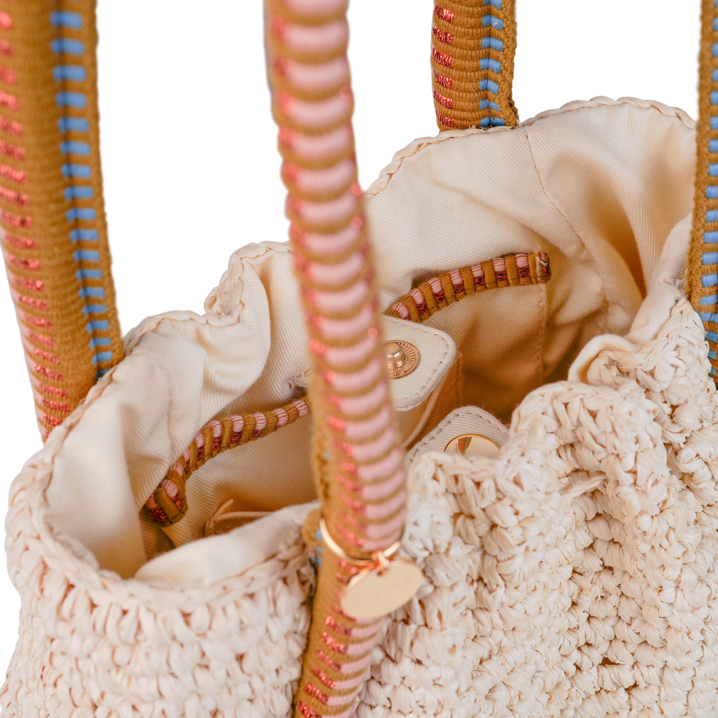 Negara Mini Raffia Gathered Tote sold by Stelar product image thumbnail 4