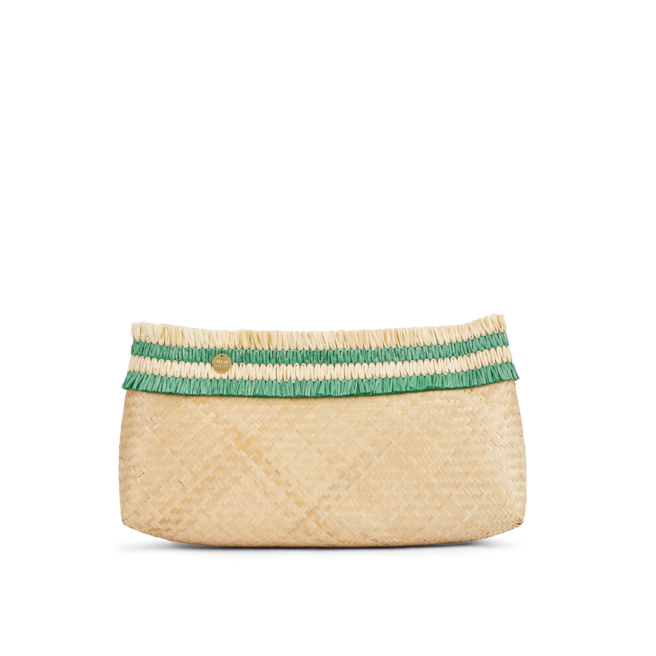 Sita Raffia Clutch Bag sold by Stelar