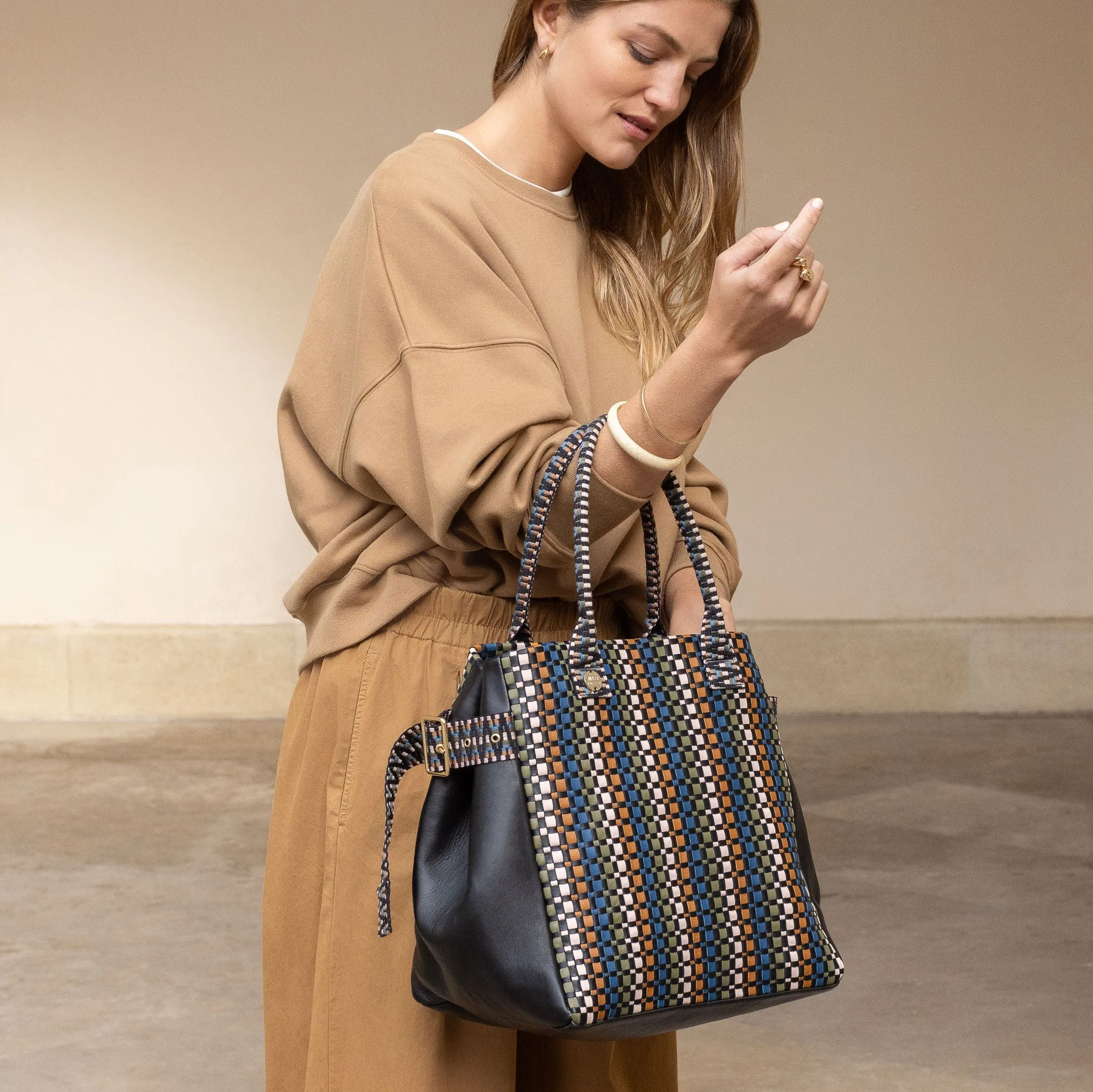 Kaba Leather Tote Bag sold by Stelar product image thumbnail 3