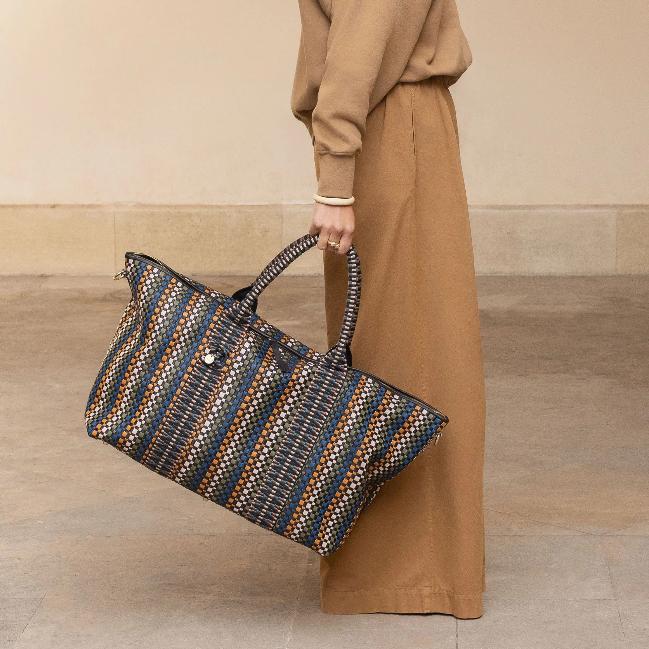 Saroka Leather Weekender Bag – Bracken Multi sold by Stelar product image thumbnail 3