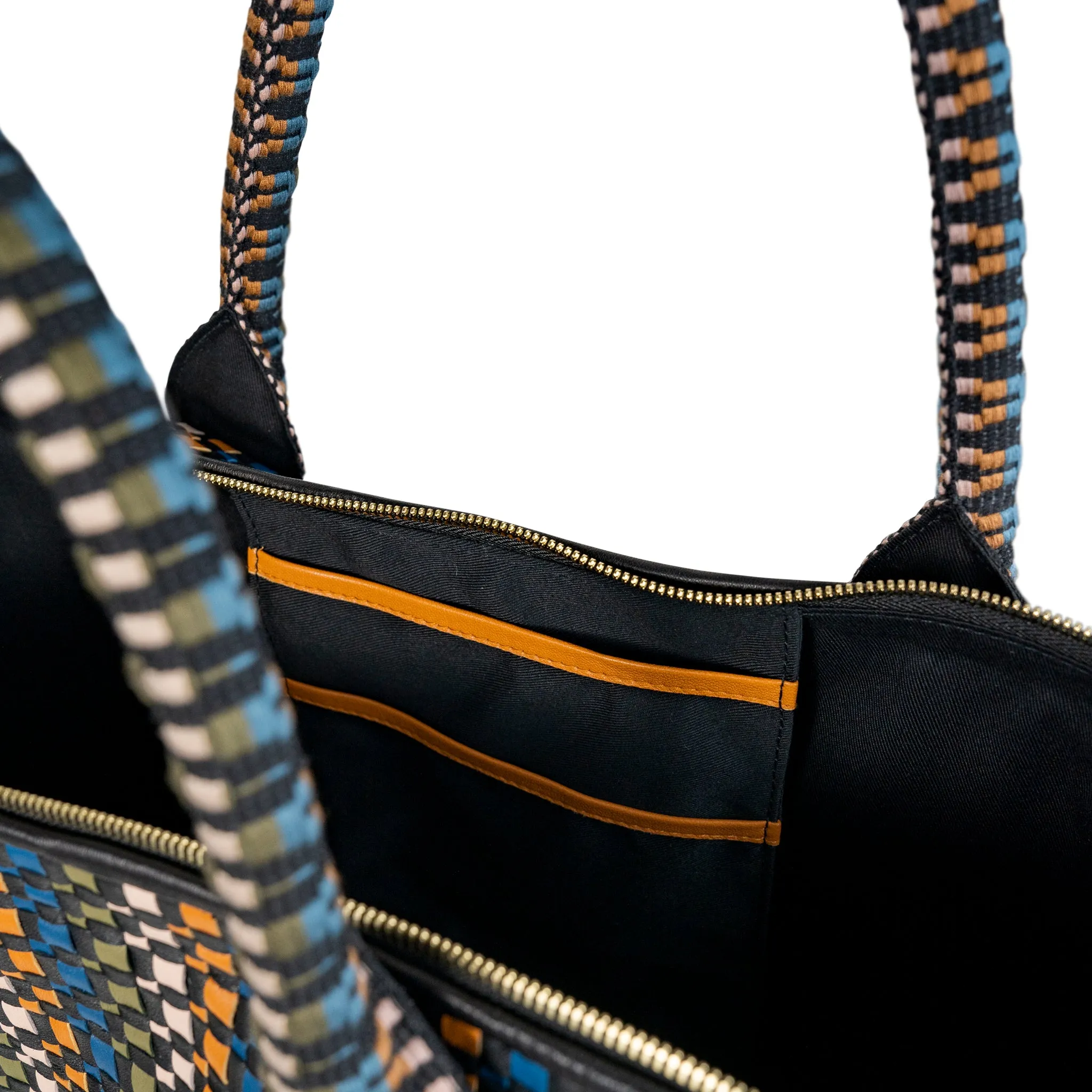 Saroka Leather Weekender Bag – Bracken Multi sold by Stelar product image thumbnail 5