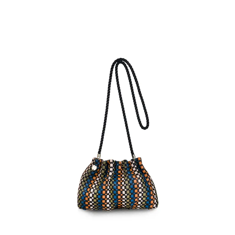 Wini Gathered Leather Crossbody Clutch Bag sold by Stelar