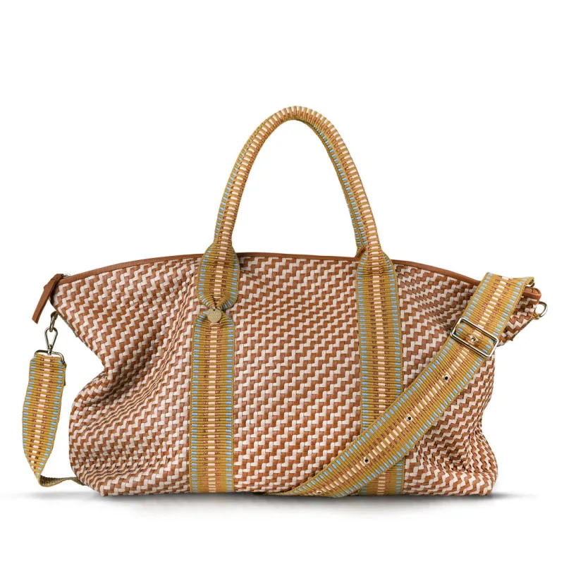 Saroka Leather Weekender Bag sold by Stelar