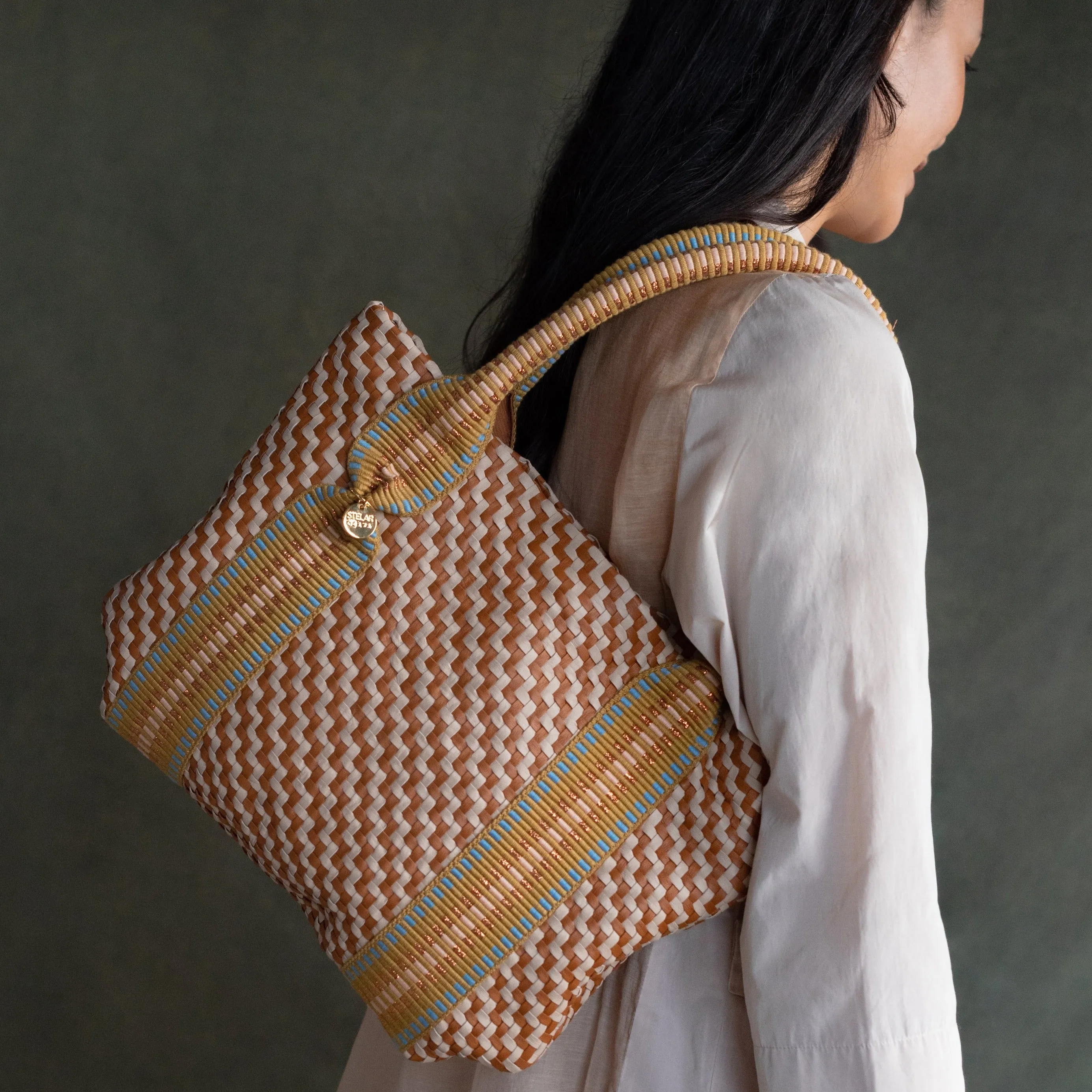 Misool Small Leather Tote Bag sold by Stelar product image thumbnail 2