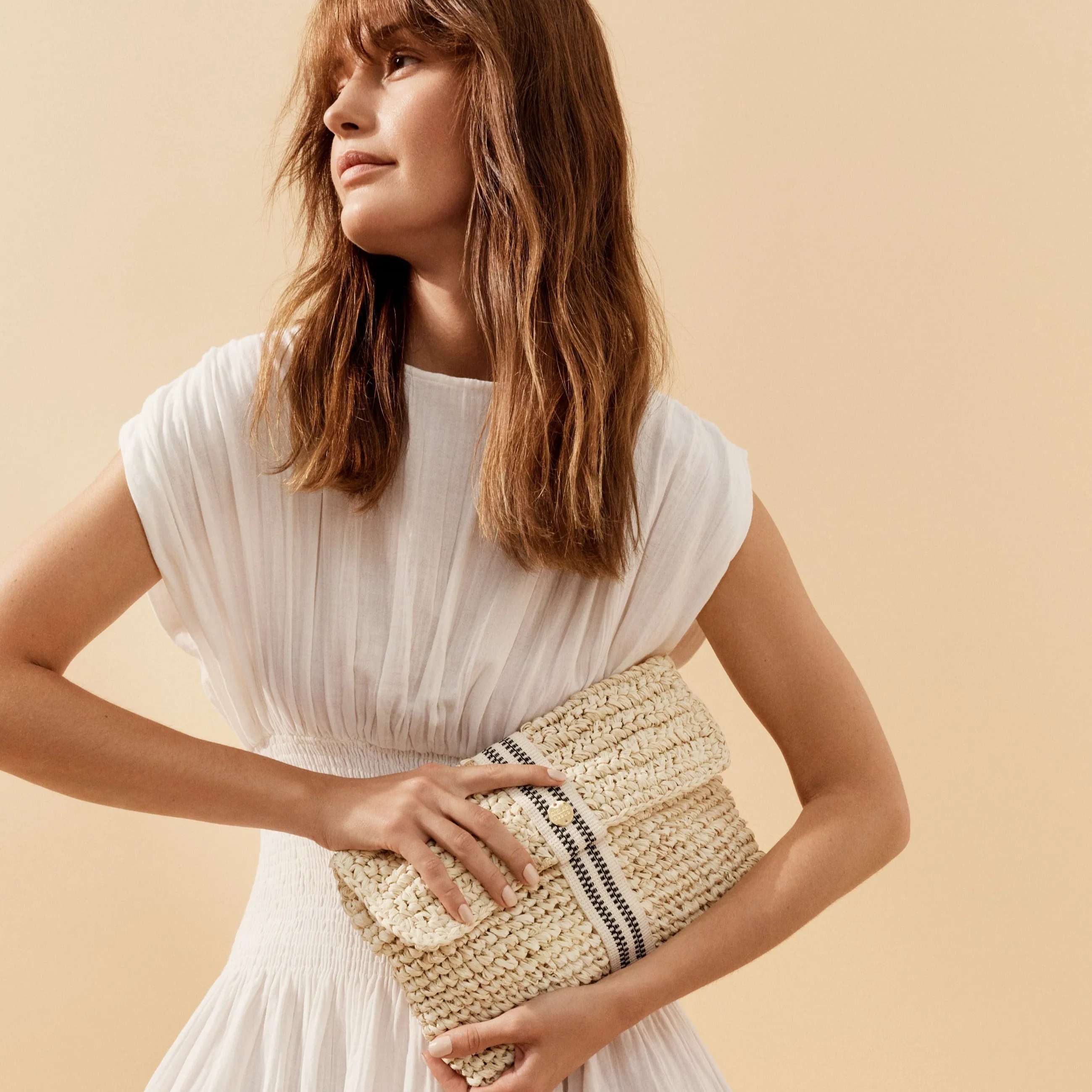 Savaya Raffia Clutch Bag sold by Stelar product image thumbnail 2