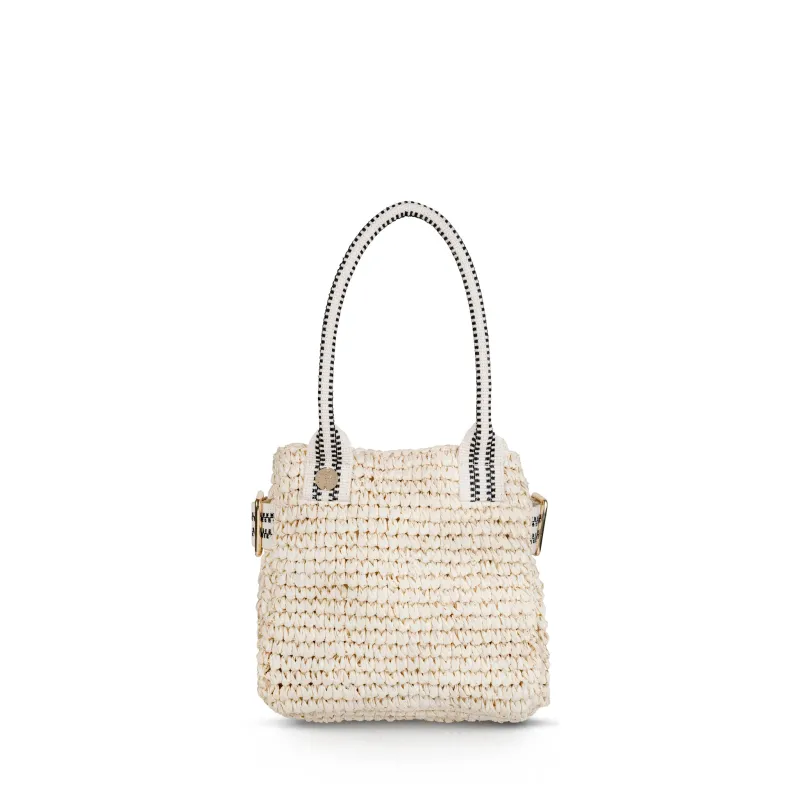 Kaba Mini Raffia Tote Bag sold by Stelar