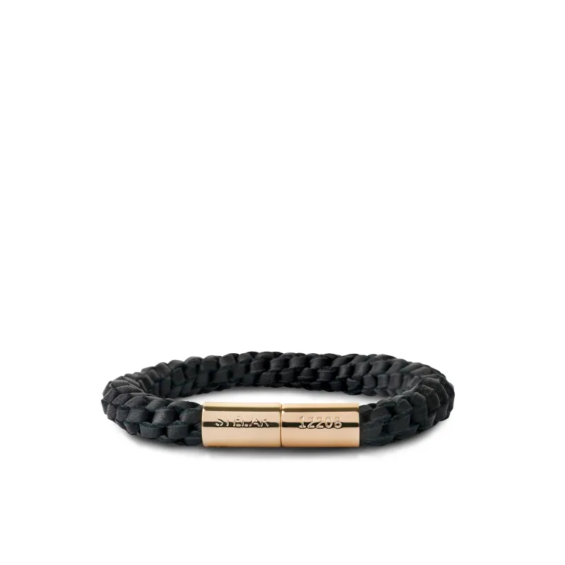 Teman Mid Woven Leather Bracelet sold by Stelar