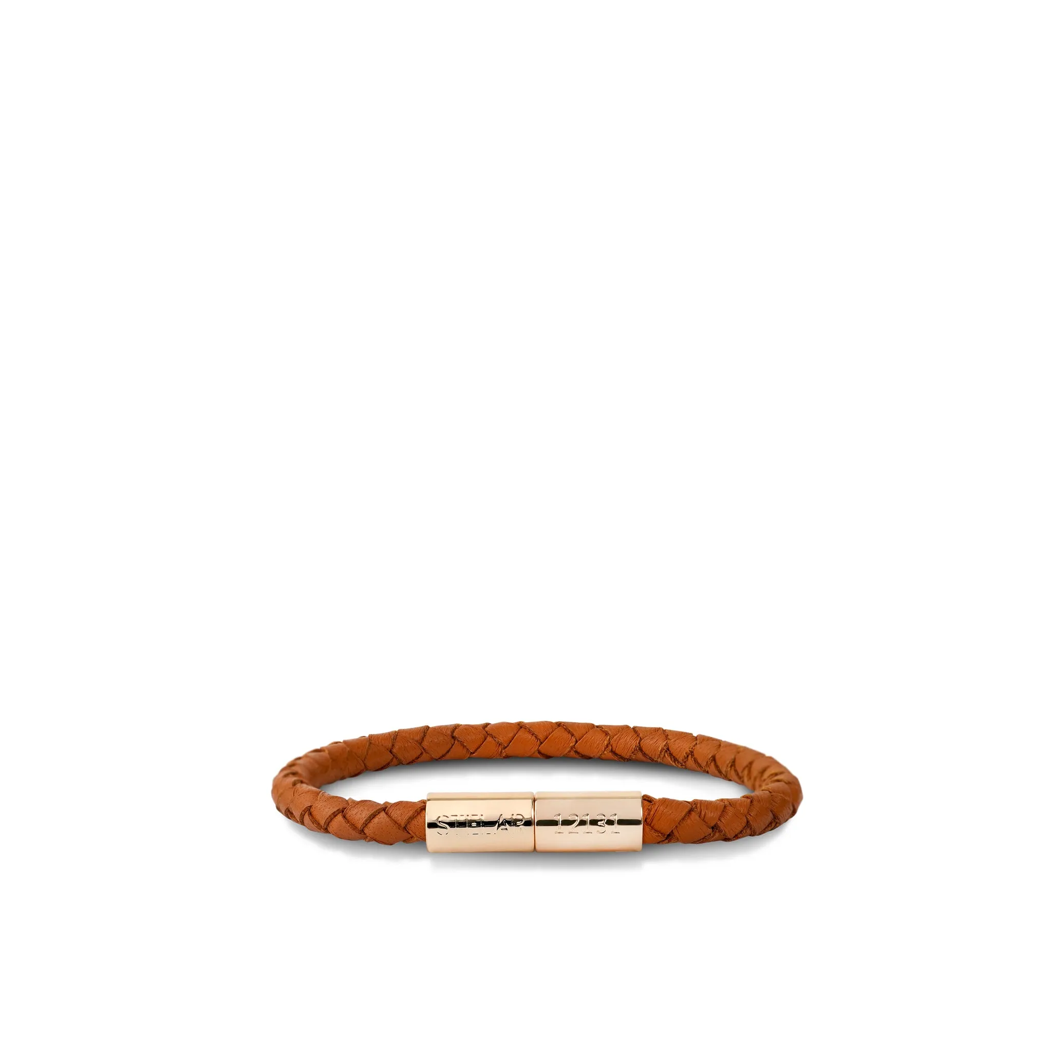 Teman Slim Woven Leather Bracelet sold by Stelar