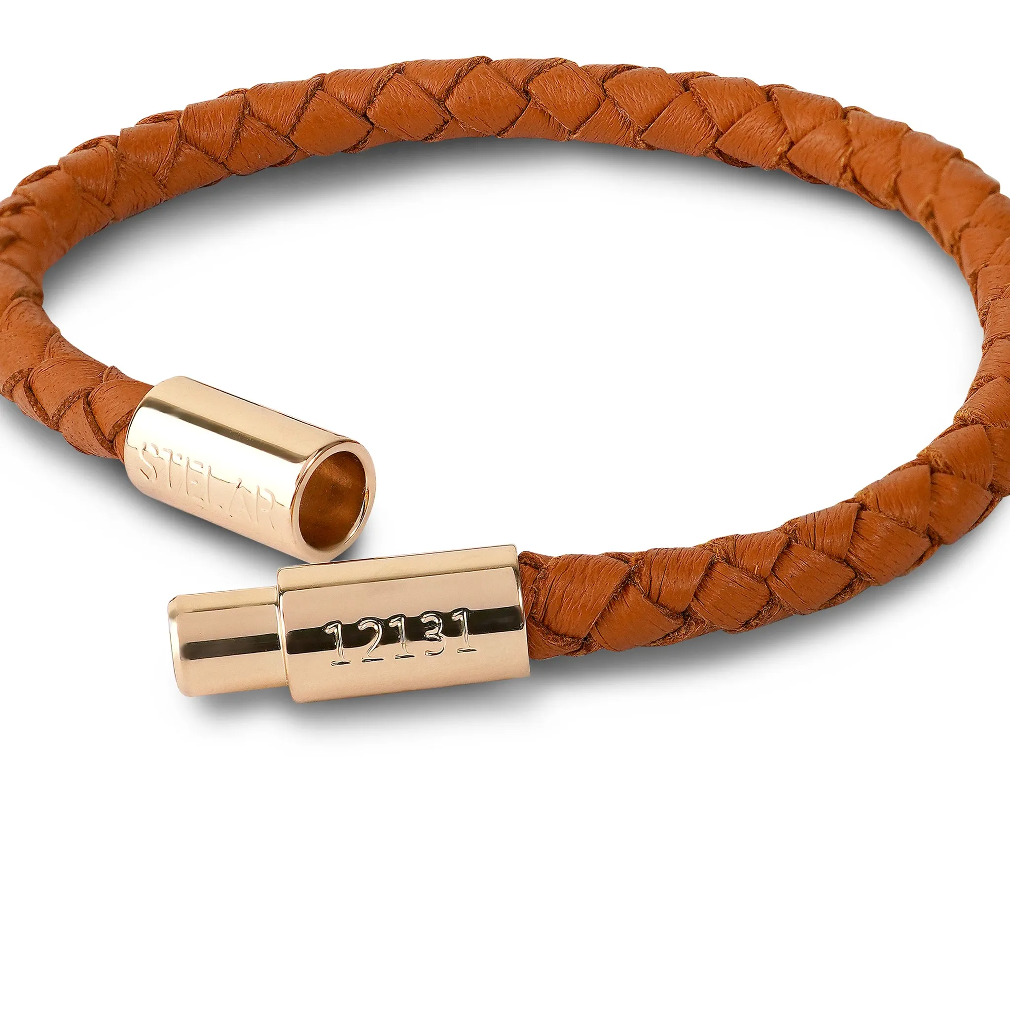 Teman Slim Woven Leather Bracelet sold by Stelar product image thumbnail 3