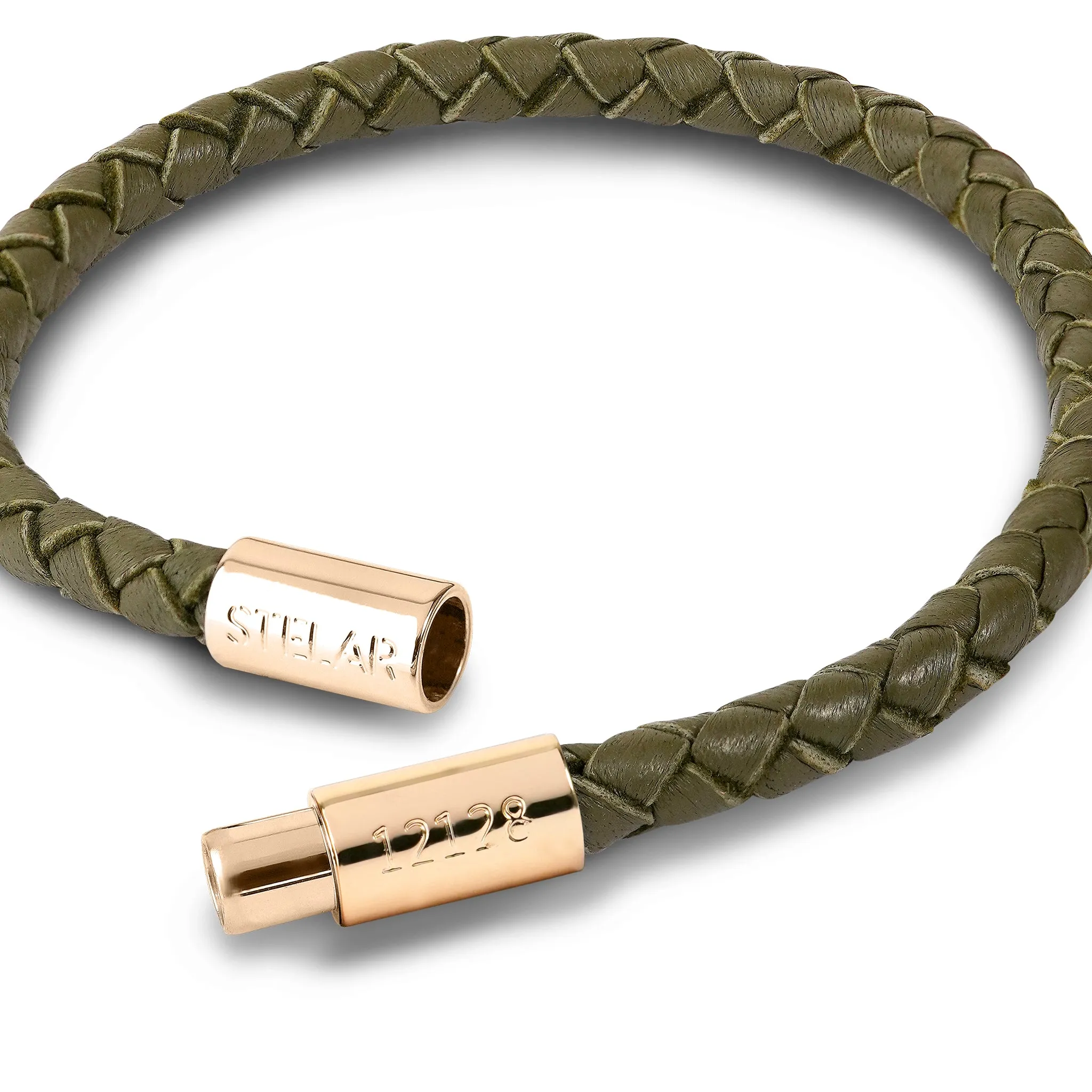 Teman Slim Woven Leather Bracelet sold by Stelar product image thumbnail 3