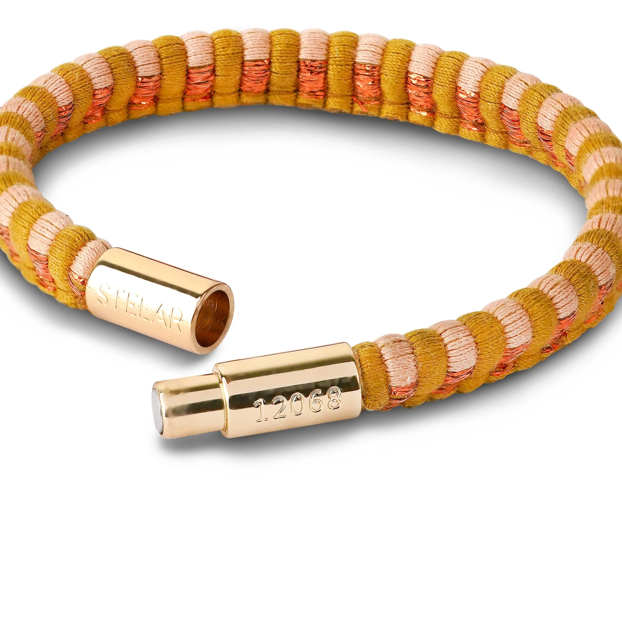 Teman Slim Jacquard Bracelet – Copper Stripe sold by Stelar product image thumbnail 3