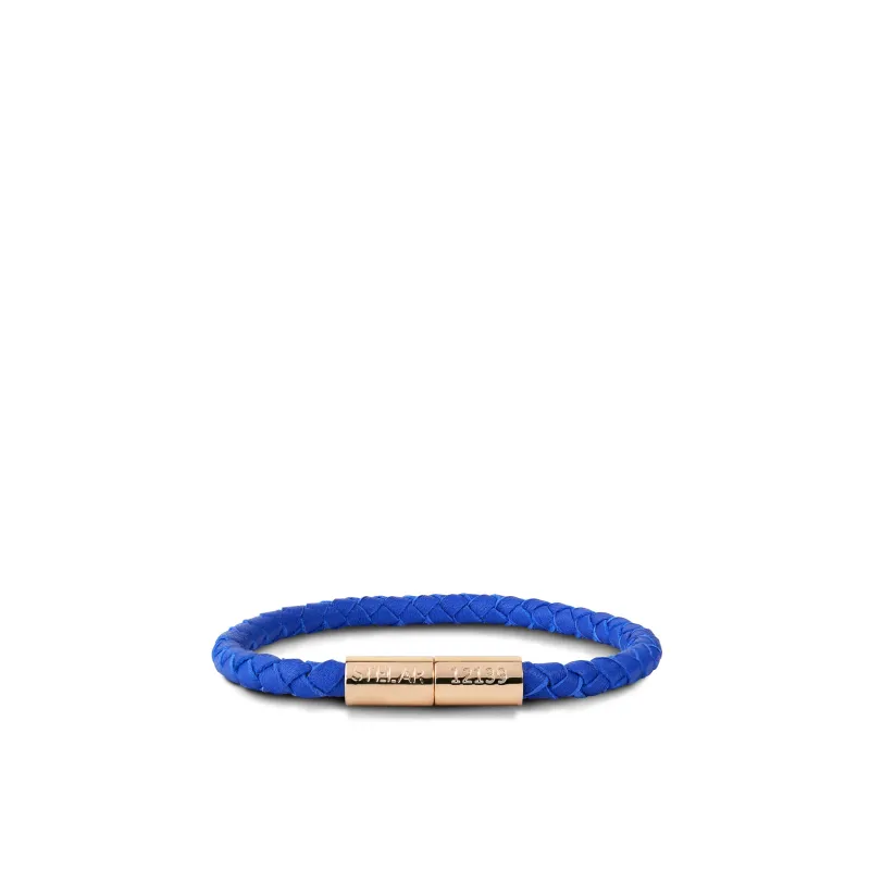 Teman Slim Woven Leather Bracelet sold by Stelar