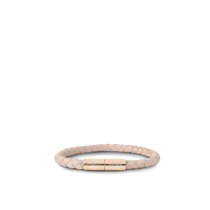 Teman Slim Woven Leather Bracelet sold by Stelar