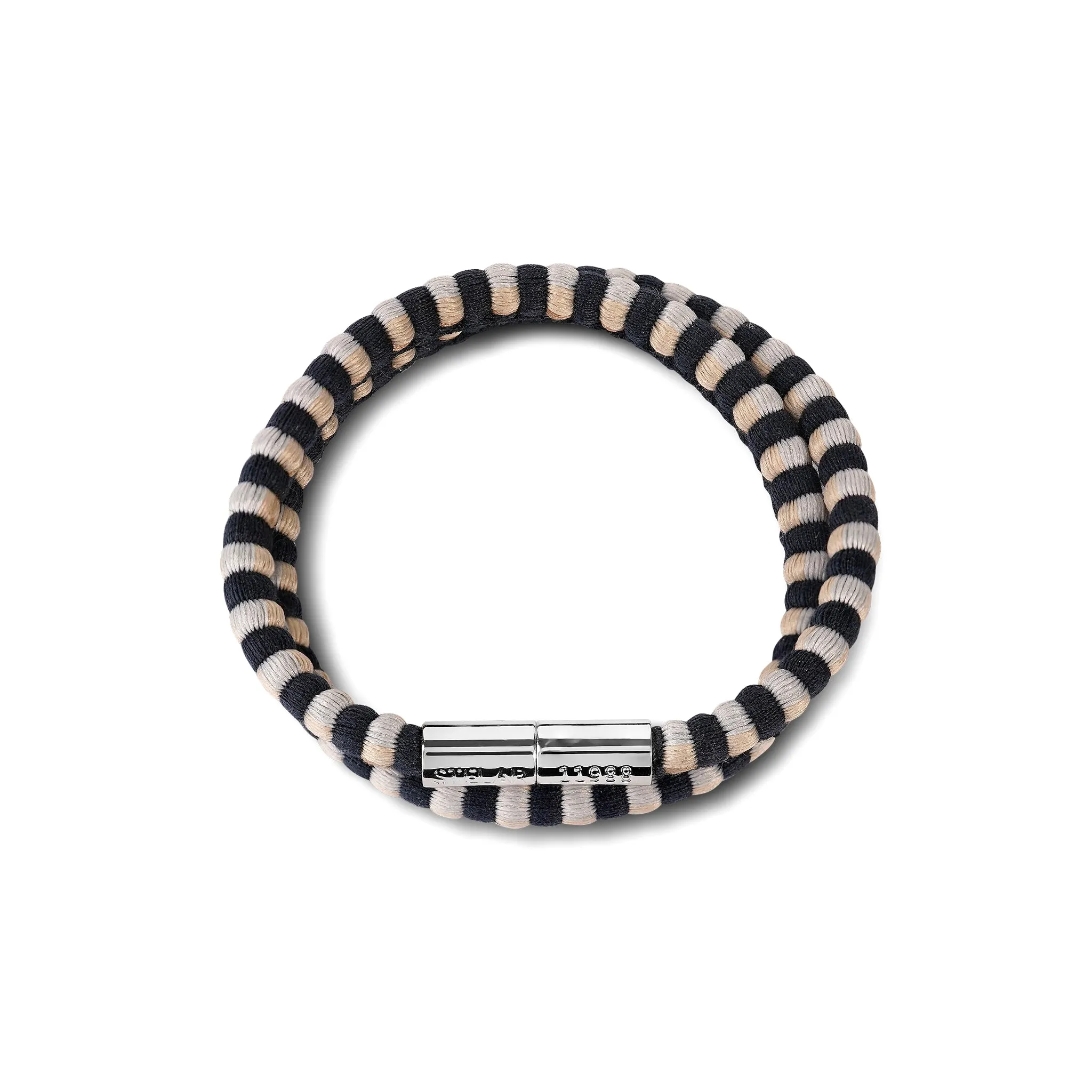 Teman Double Leather Bracelet – Liquorice sold by Stelar product image thumbnail 2