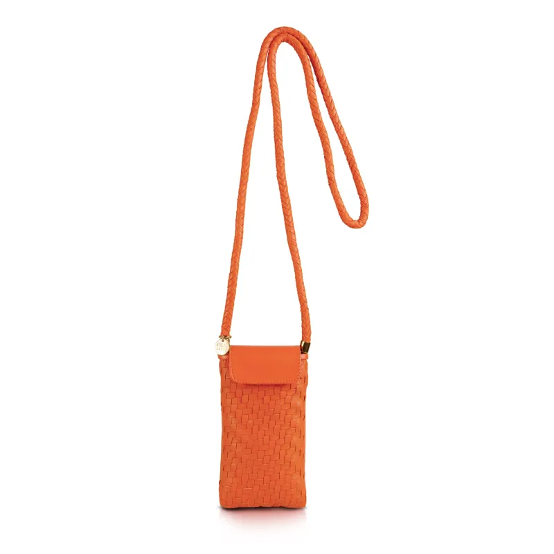 Berawa Phone Pouch – Hot Coral sold by Stelar