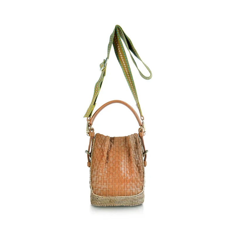 Keliki Mini Bucket Bag – Bracken sold by Stelar