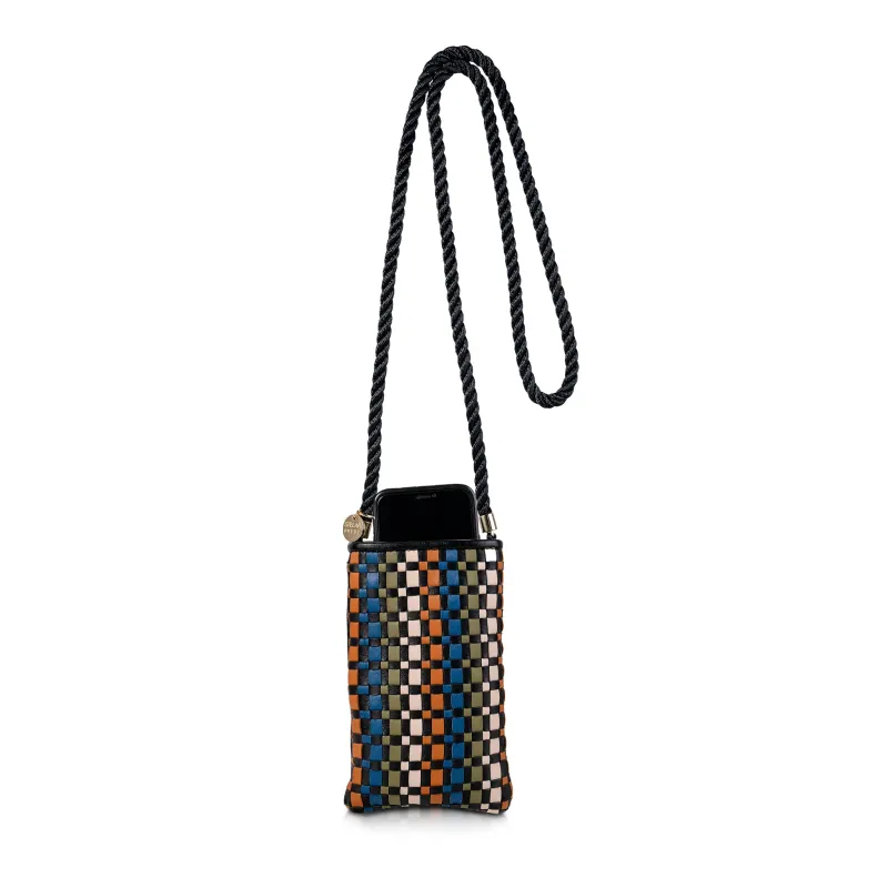 Berawa Crossbody Phone Pouch made by Stelar