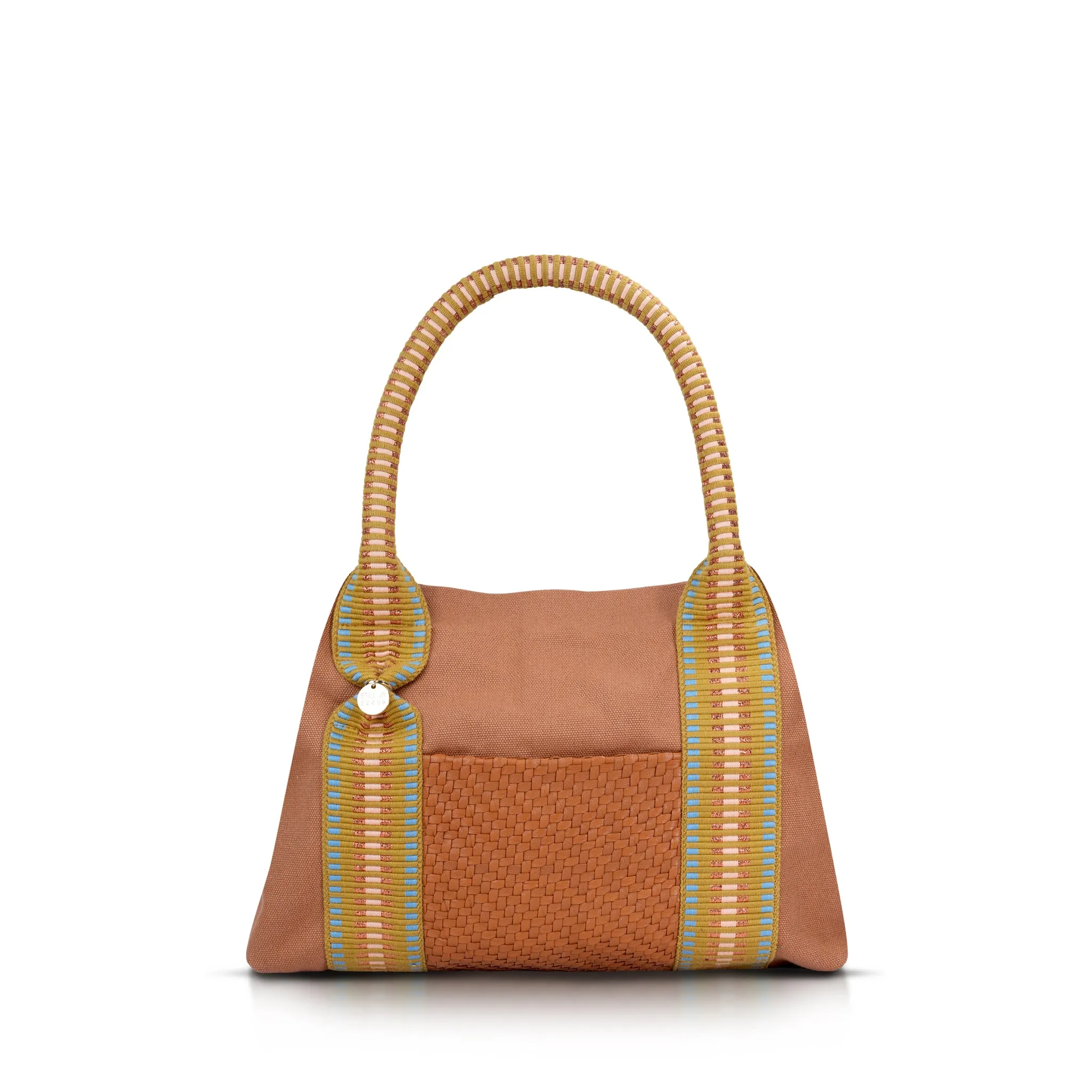 Ulu Mini Canvas and Leather Tote Bag sold by Stelar