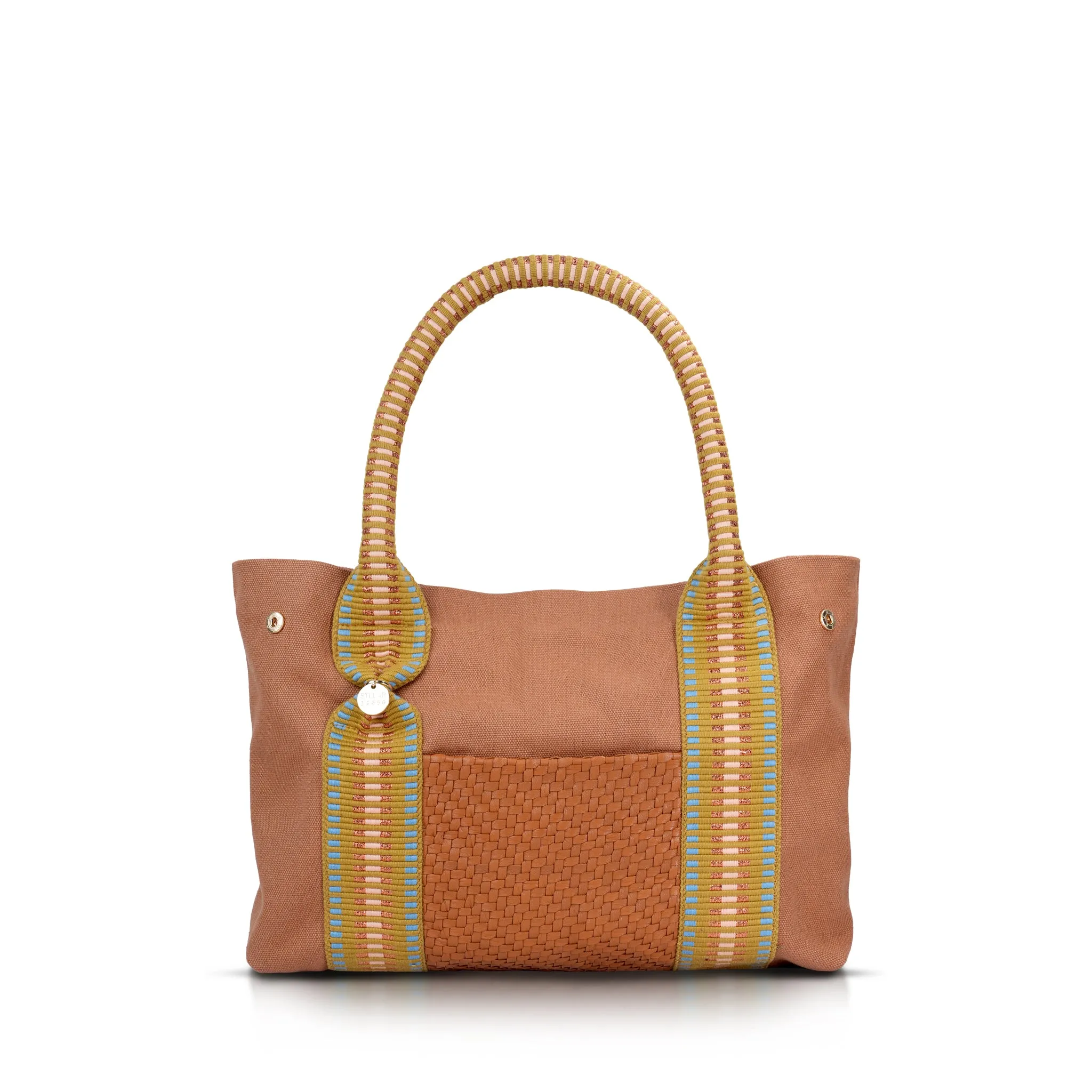 Ulu Mini Canvas and Leather Tote Bag sold by Stelar product image thumbnail 4