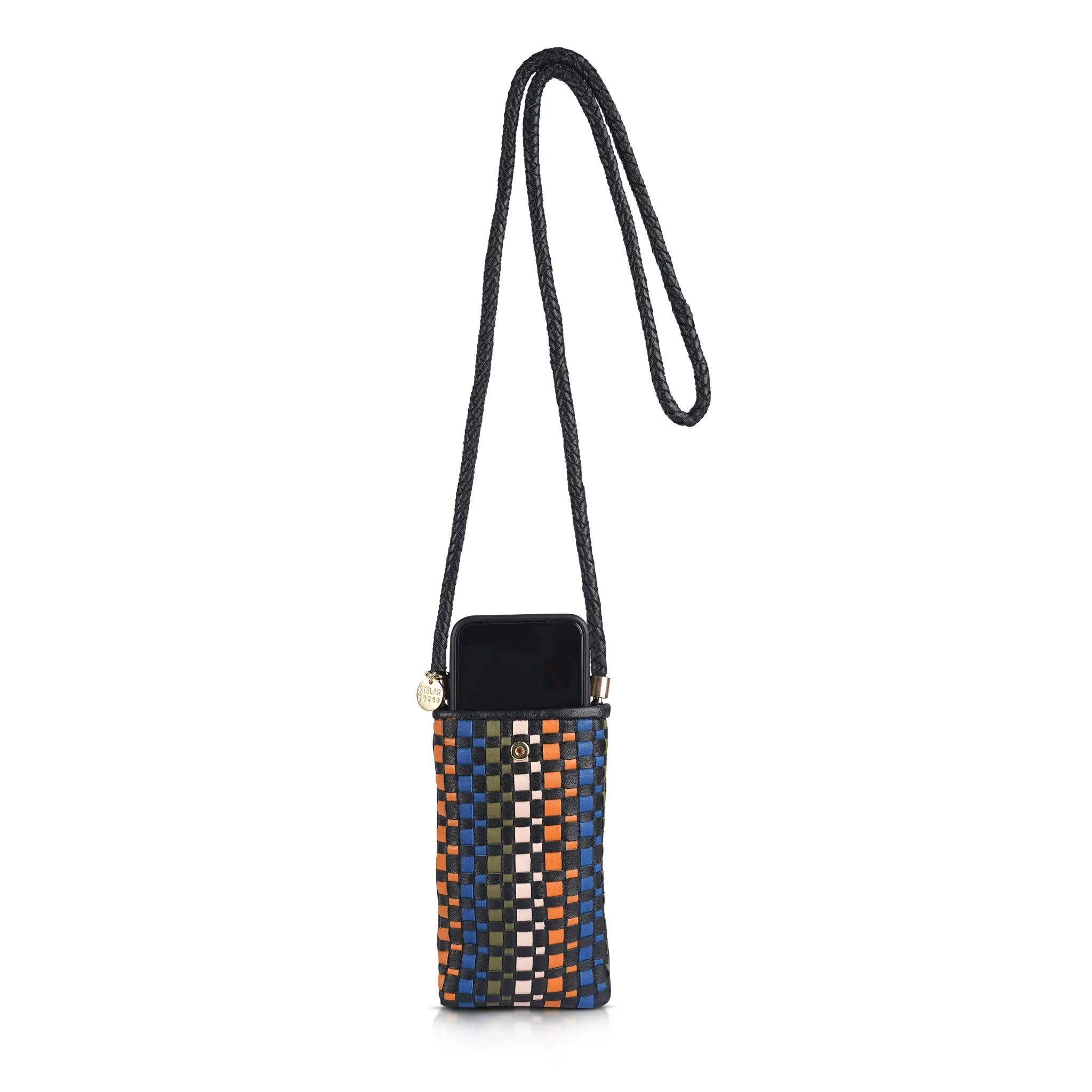 Berawa Leather Crossbody Phone Pouch sold by Stelar product image thumbnail 3
