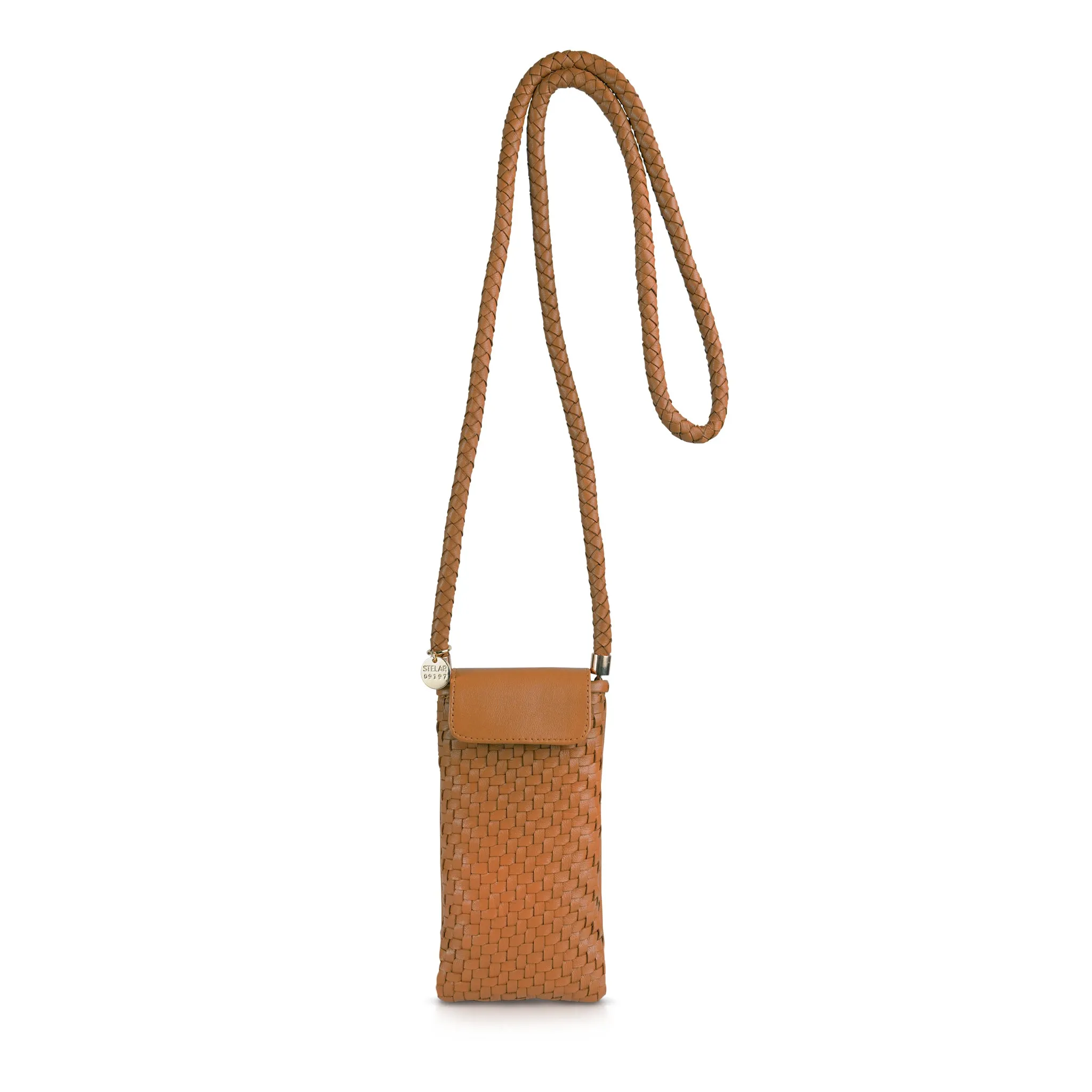 Berawa Leather Crossbody Phone Pouch sold by Stelar
