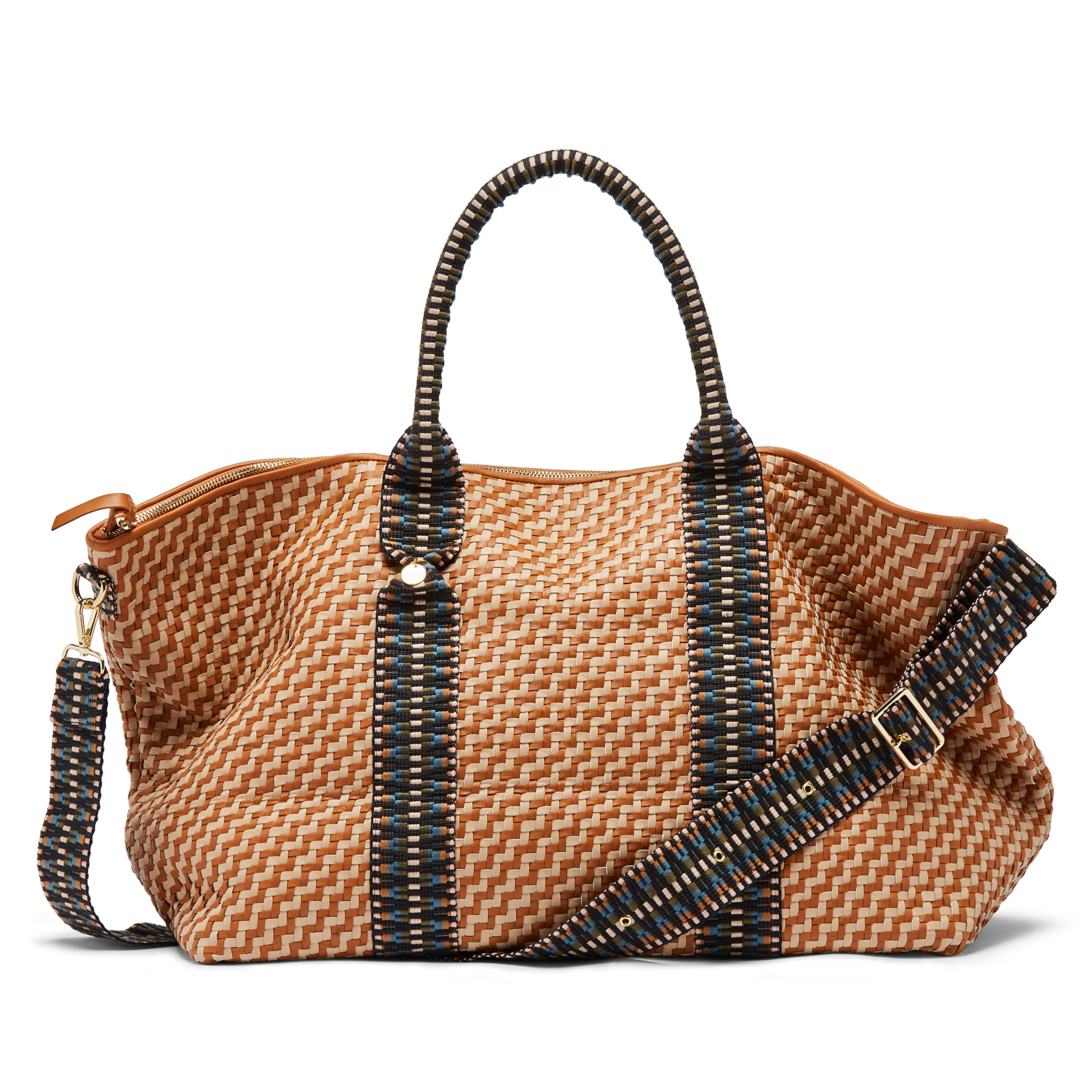 Saroka Leather Weekend Bag sold by Stelar