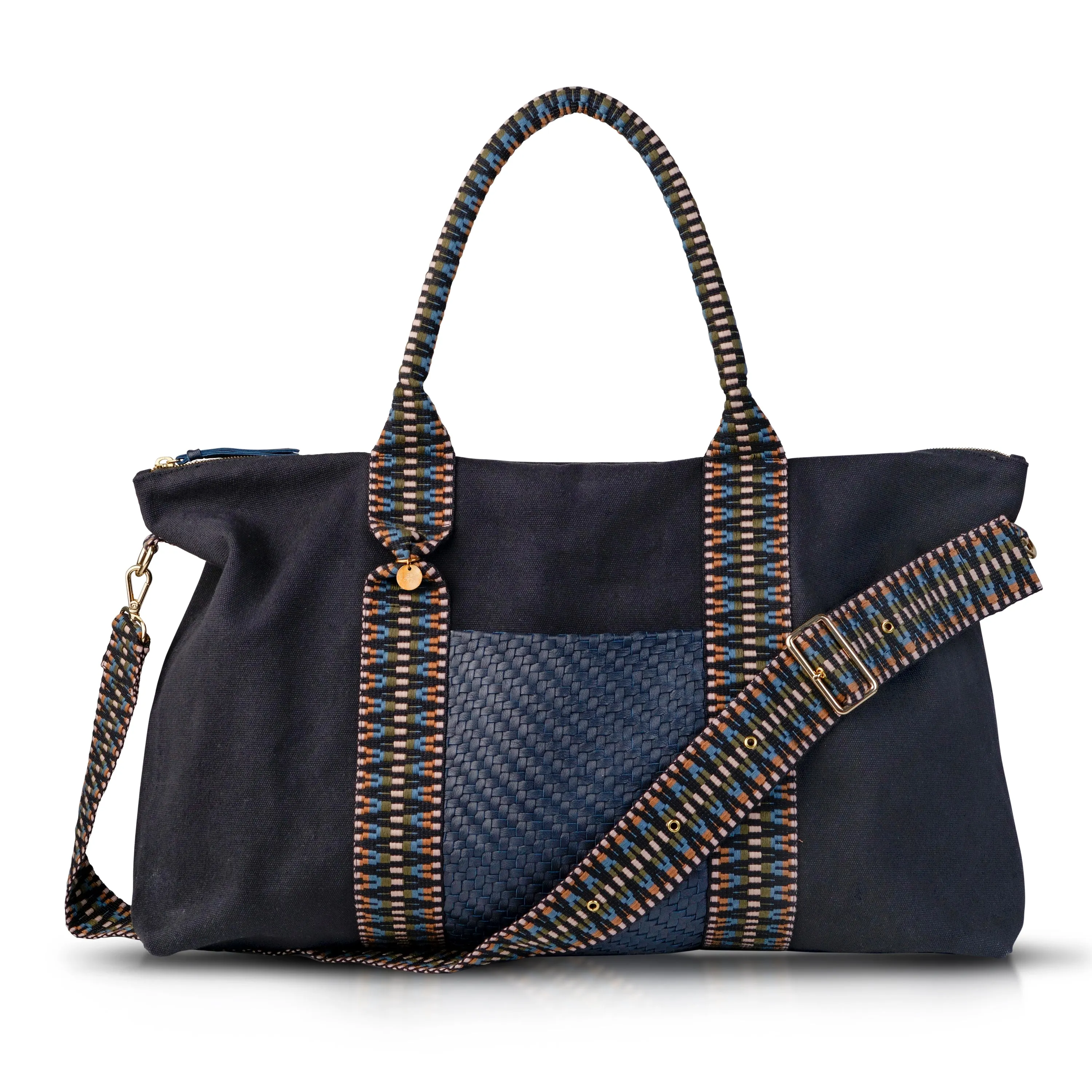 Sayan Canvas and Leather Weekend Bag sold by Stelar