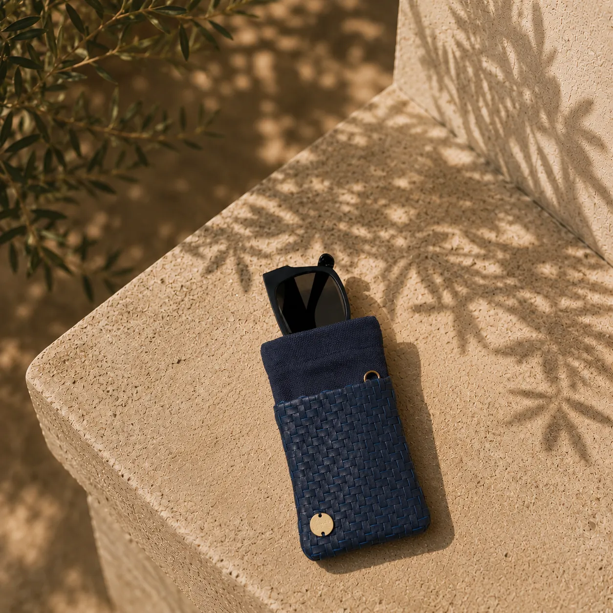Kecamata Canvas and Leather Sunglass Case sold by Stelar product image thumbnail 2