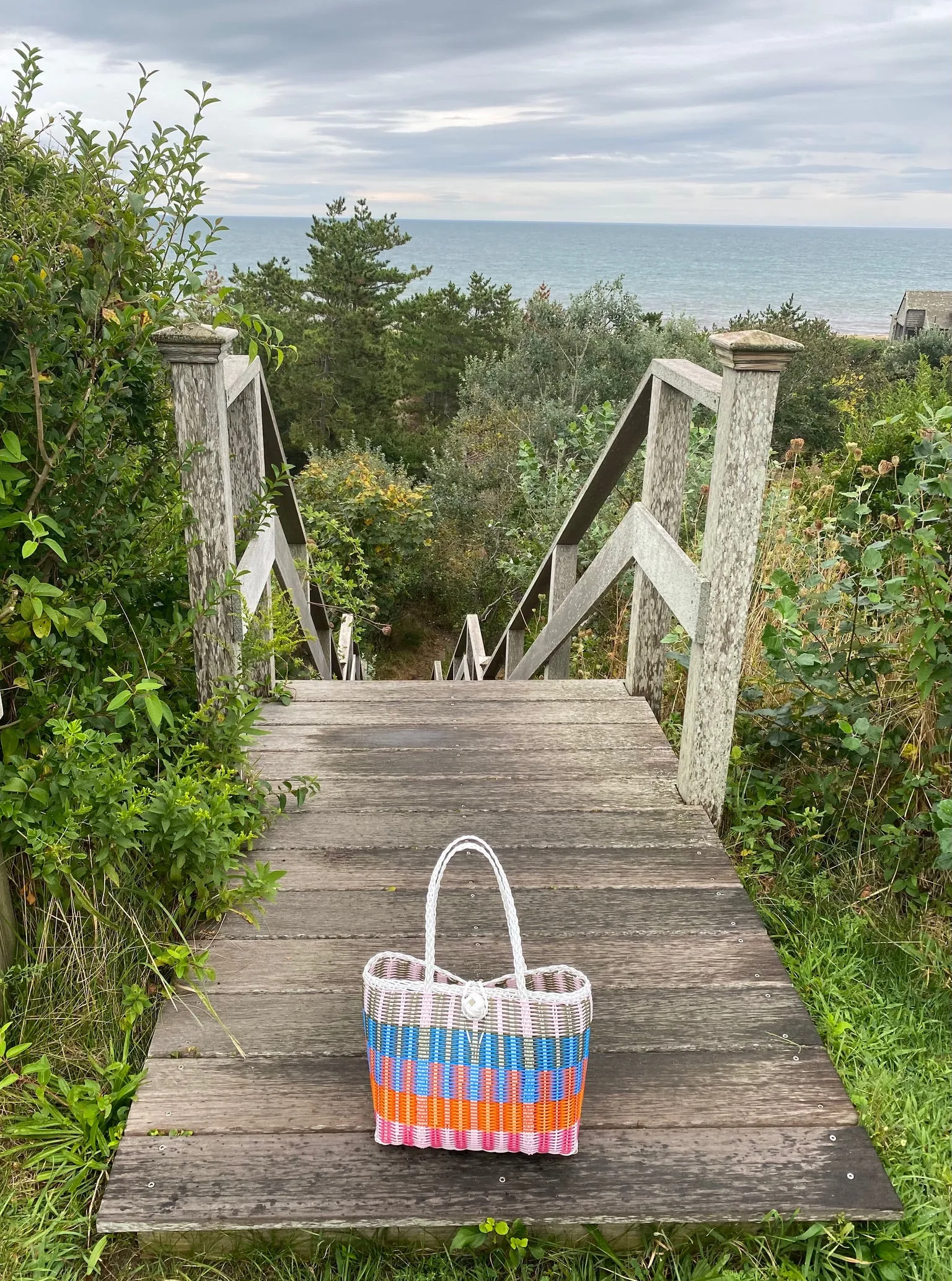 Extra Small | Lalie in Pinks / Blues / Oranges / White Handle sold by The Lilley Line product image thumbnail 4