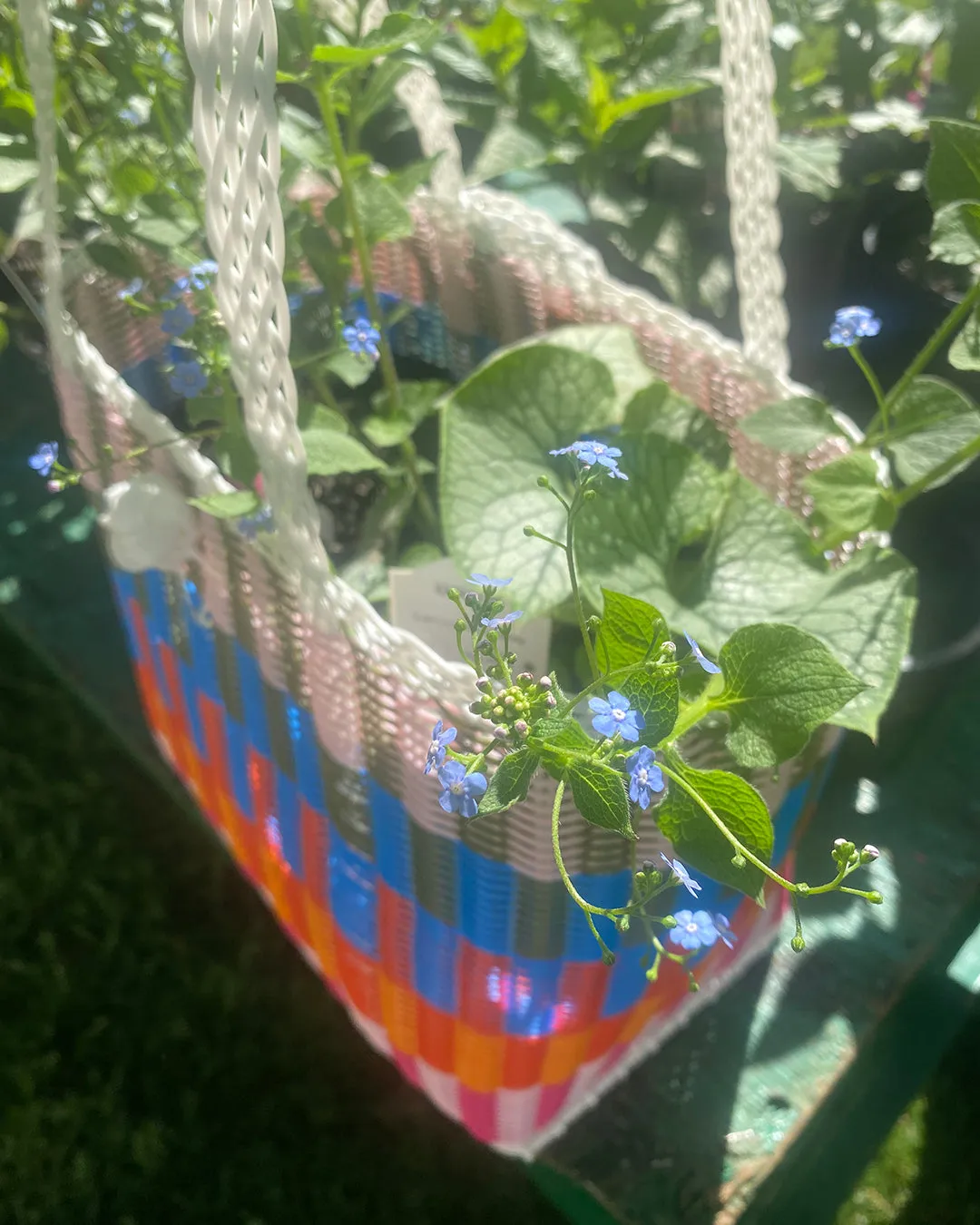 Extra Small | Lalie in Pinks / Blues / Oranges / White Handle sold by The Lilley Line product image thumbnail 3