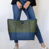 Medium | Rothko in Olive / Fog Blue sold by The Lilley Line