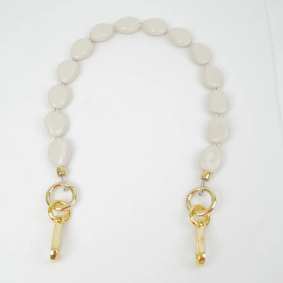 Clutch Strap | River Stone in Ivory sold by The Lilley Line