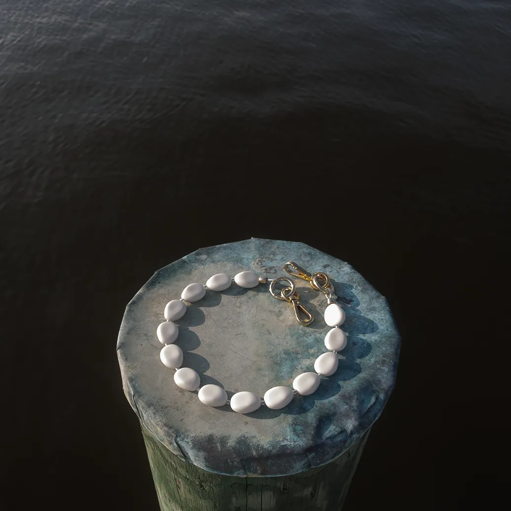 Clutch Strap | River Stone in Ivory sold by The Lilley Line product image thumbnail 3