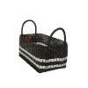 Picnic Popper | Offset Stripe Black / White sold by The Lilley Line