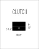 Clutch | Solid Purple sold by The Lilley Line