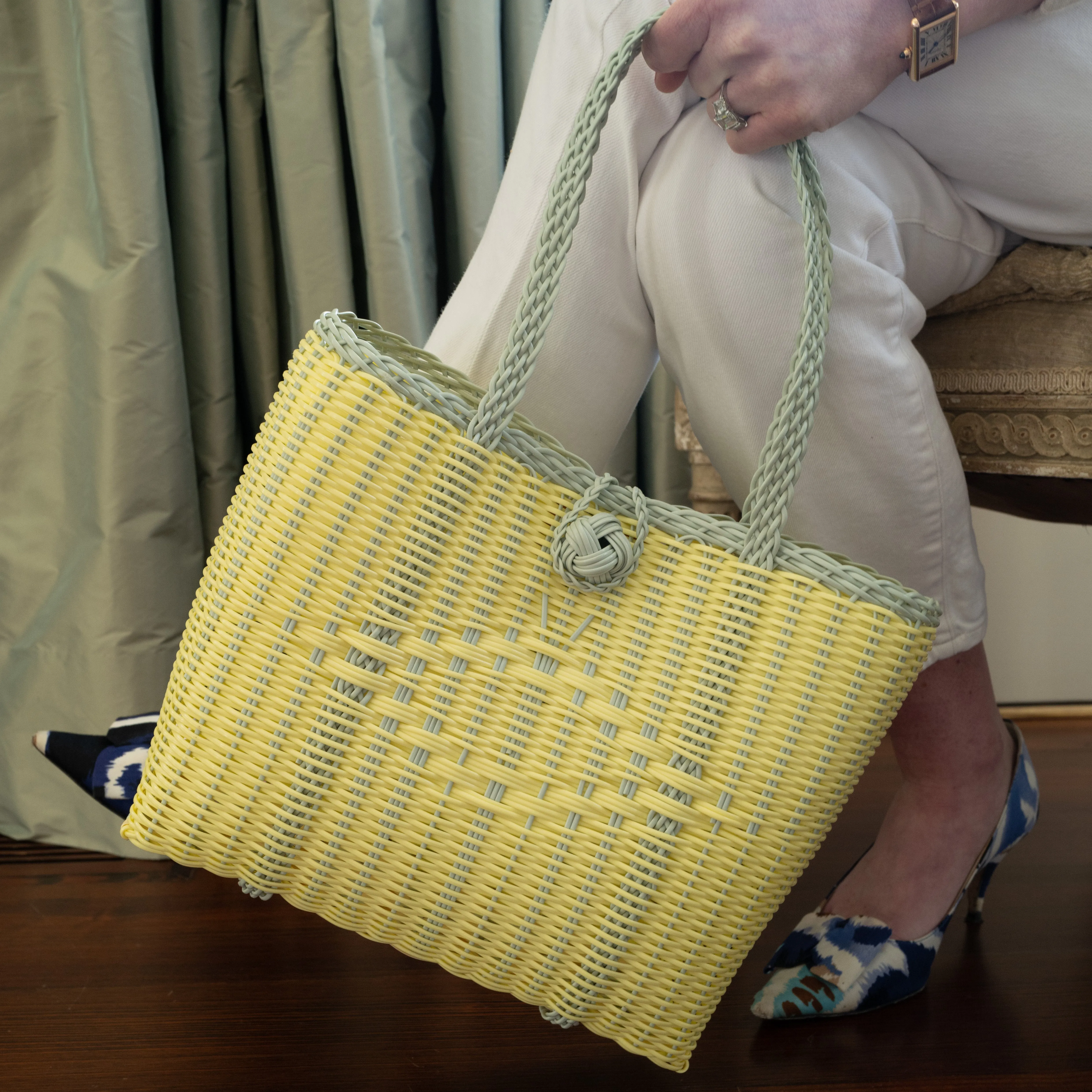 Extra Small | High Line in Yellow and Sea Glass Handle sold by The Lilley Line product image thumbnail 4