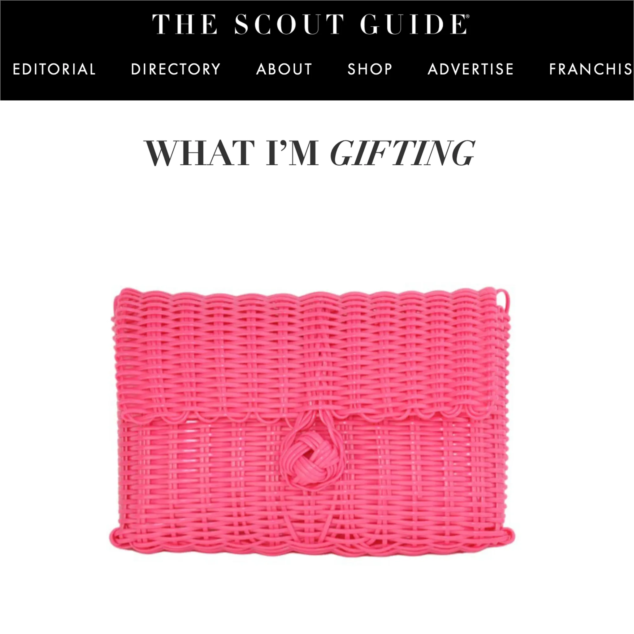 Clutch | Solid Hot Pink sold by The Lilley Line product image thumbnail 3