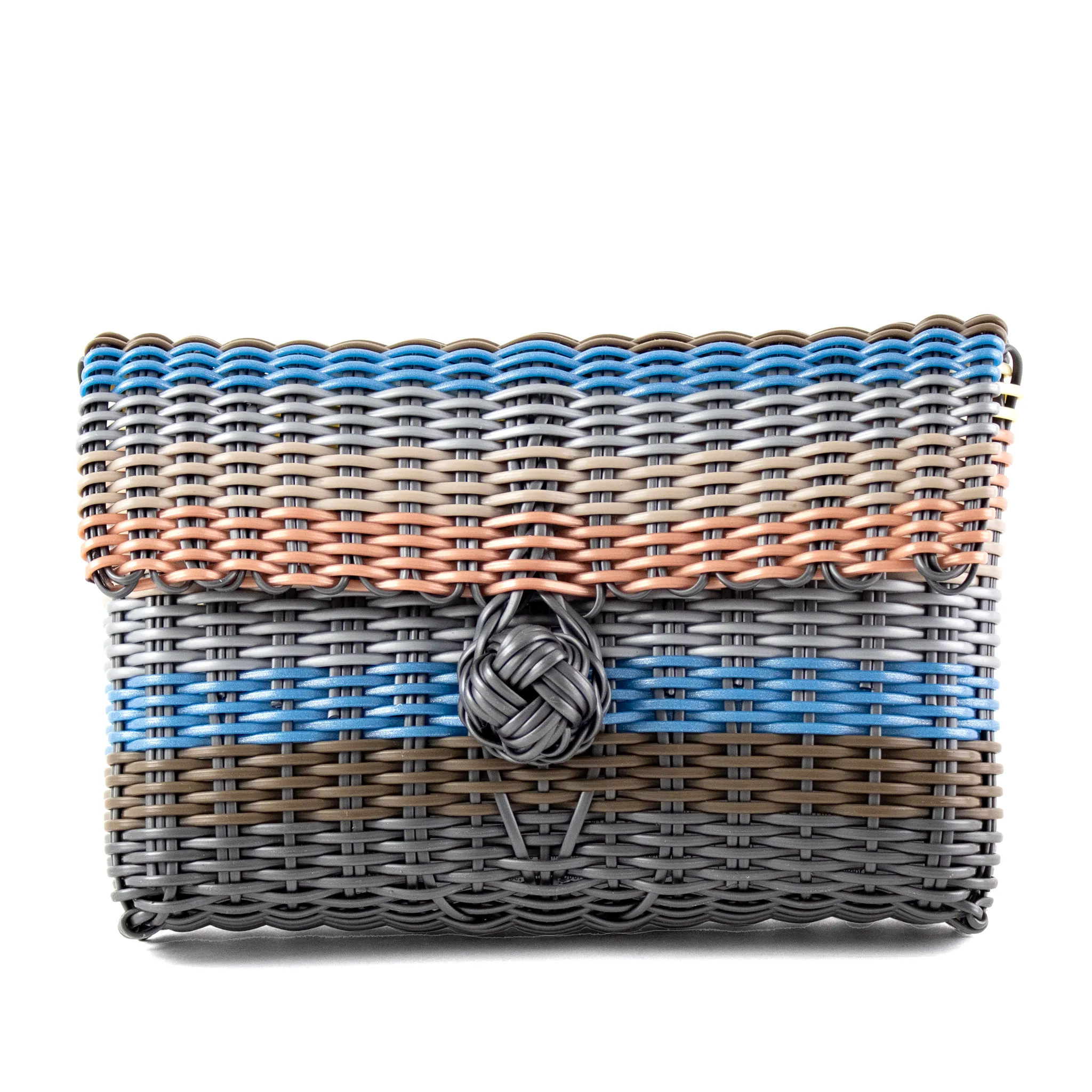 Clutch | Multi-Stripe Dark sold by The Lilley Line