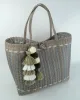 Flair Pom | Beige + White sold by The Lilley Line