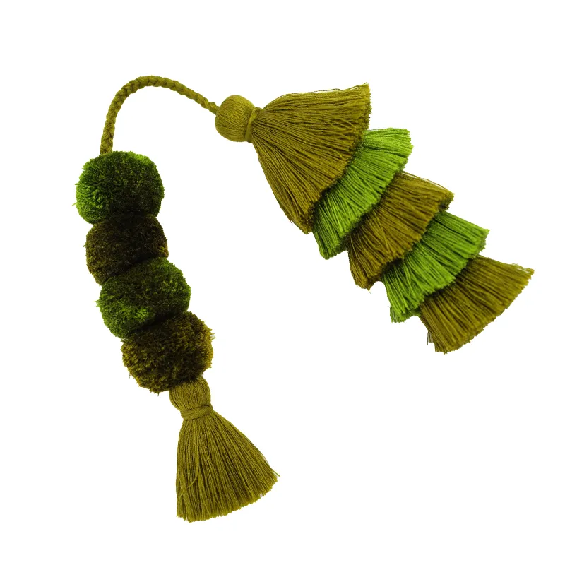 Flair Poms | Pear Green + Olive sold by The Lilley Line