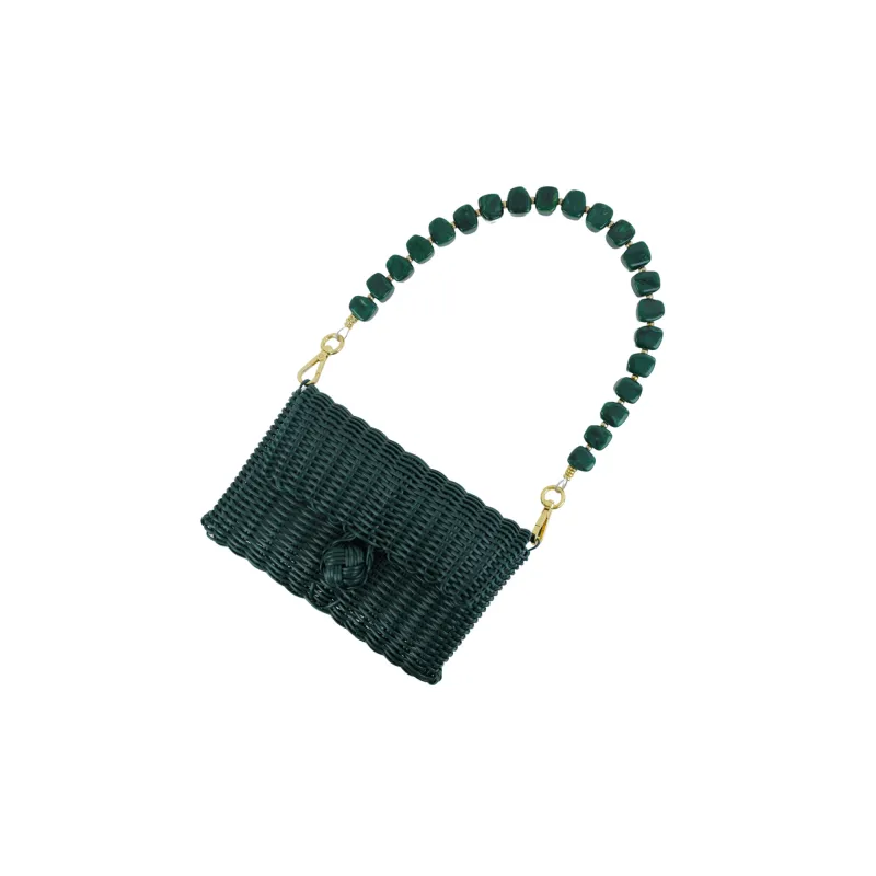 Pochette | Midnight Malachite Cubes sold by The Lilley Line