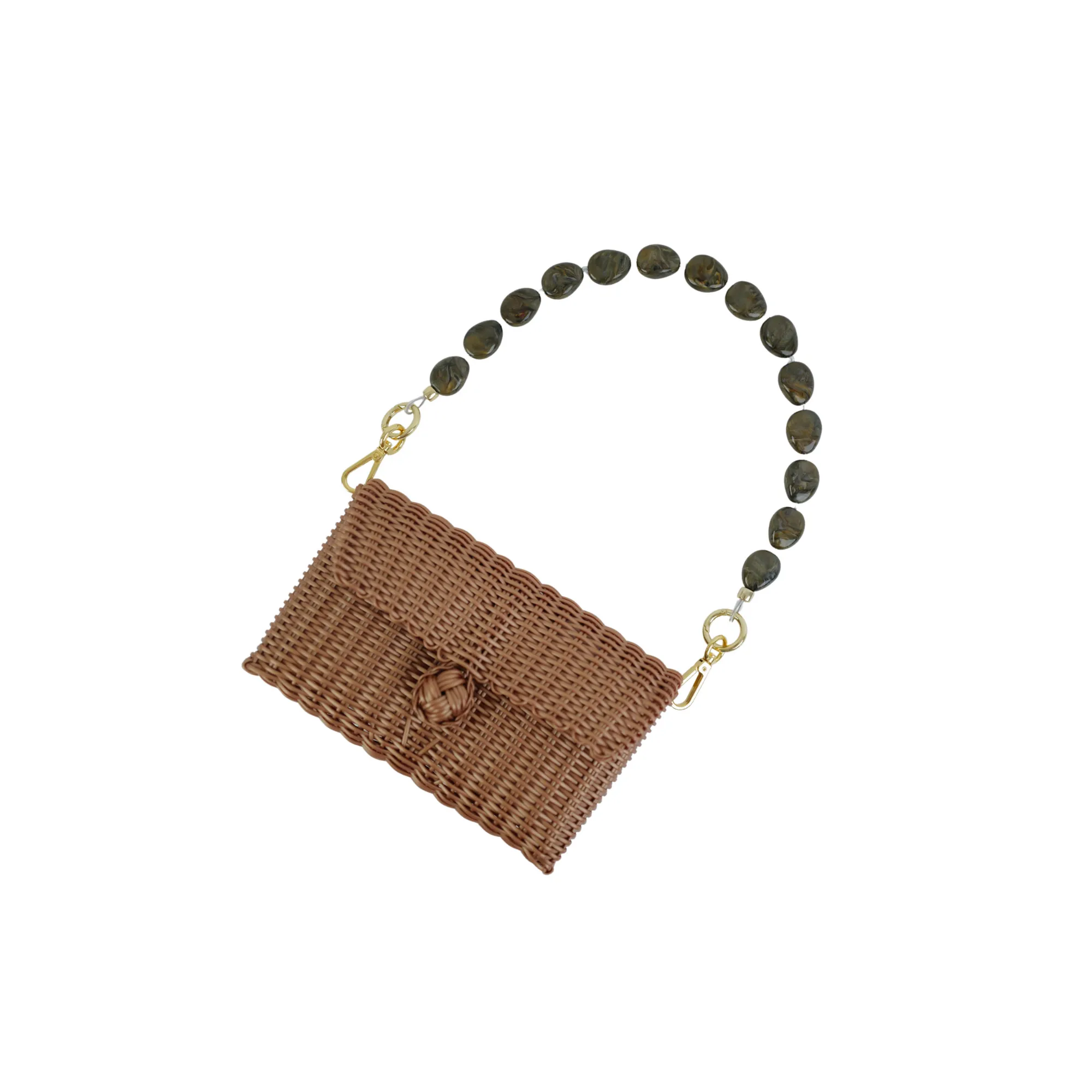 Pochette | Umber Swirl River Stone sold by The Lilley Line product image thumbnail 4