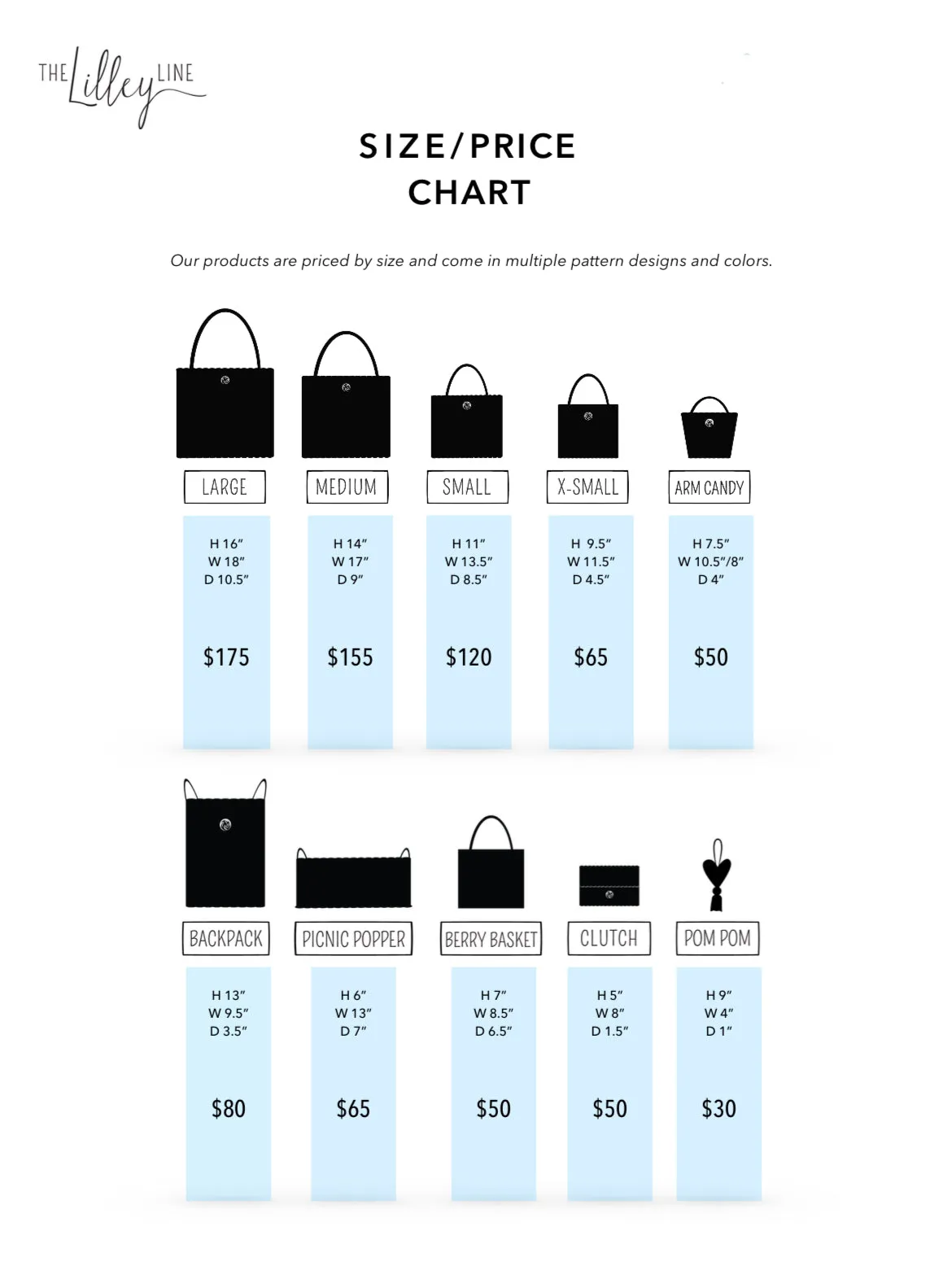 Flair Pom | Fog Blue + Beige + White sold by The Lilley Line product image thumbnail 4