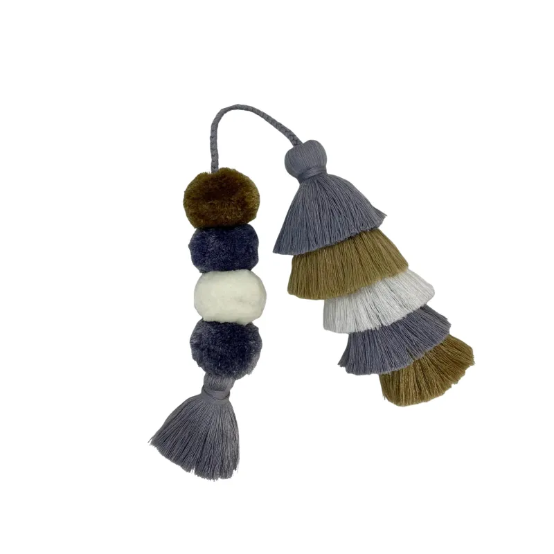Flair Pom | Putty + Beige + White sold by The Lilley Line